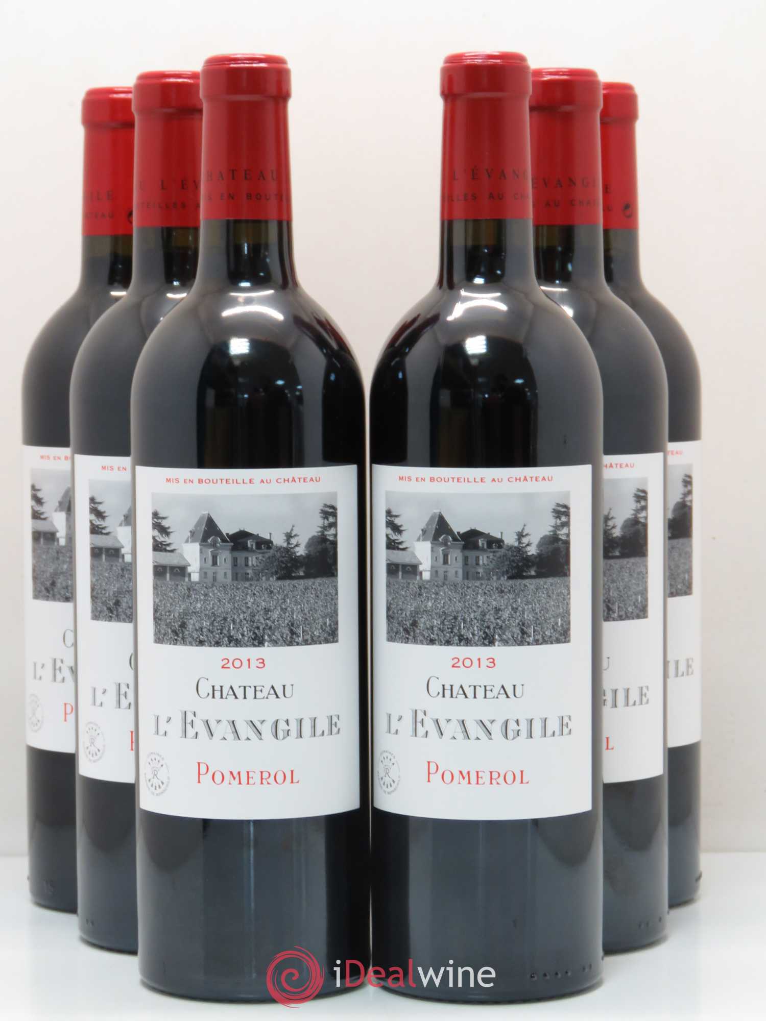 Château l' Évangile 2013 - Lot de 6 bouteilles - 0
