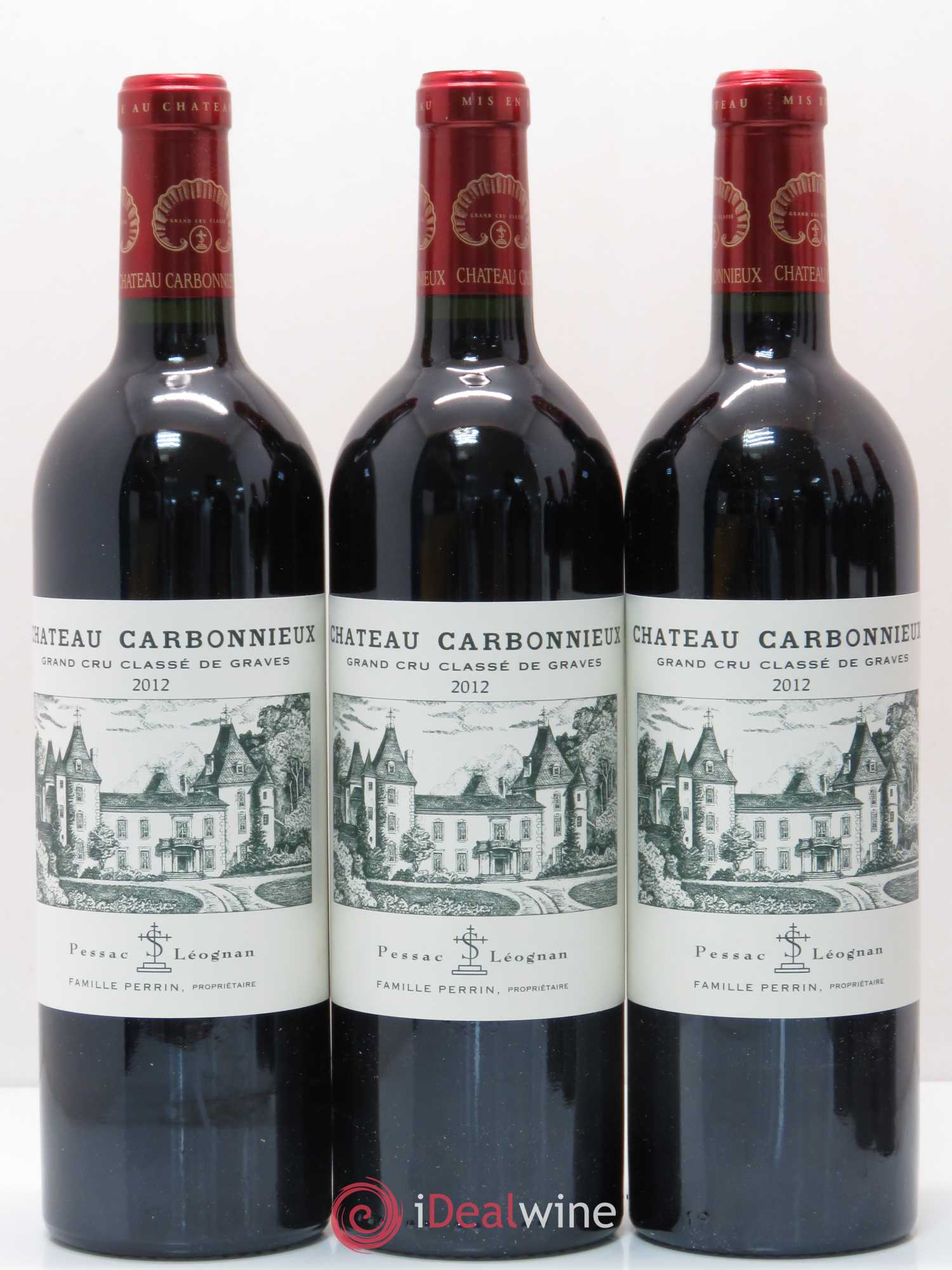Château Carbonnieux Cru Classé de Graves 2012 - Lot de 6 bouteilles - 1