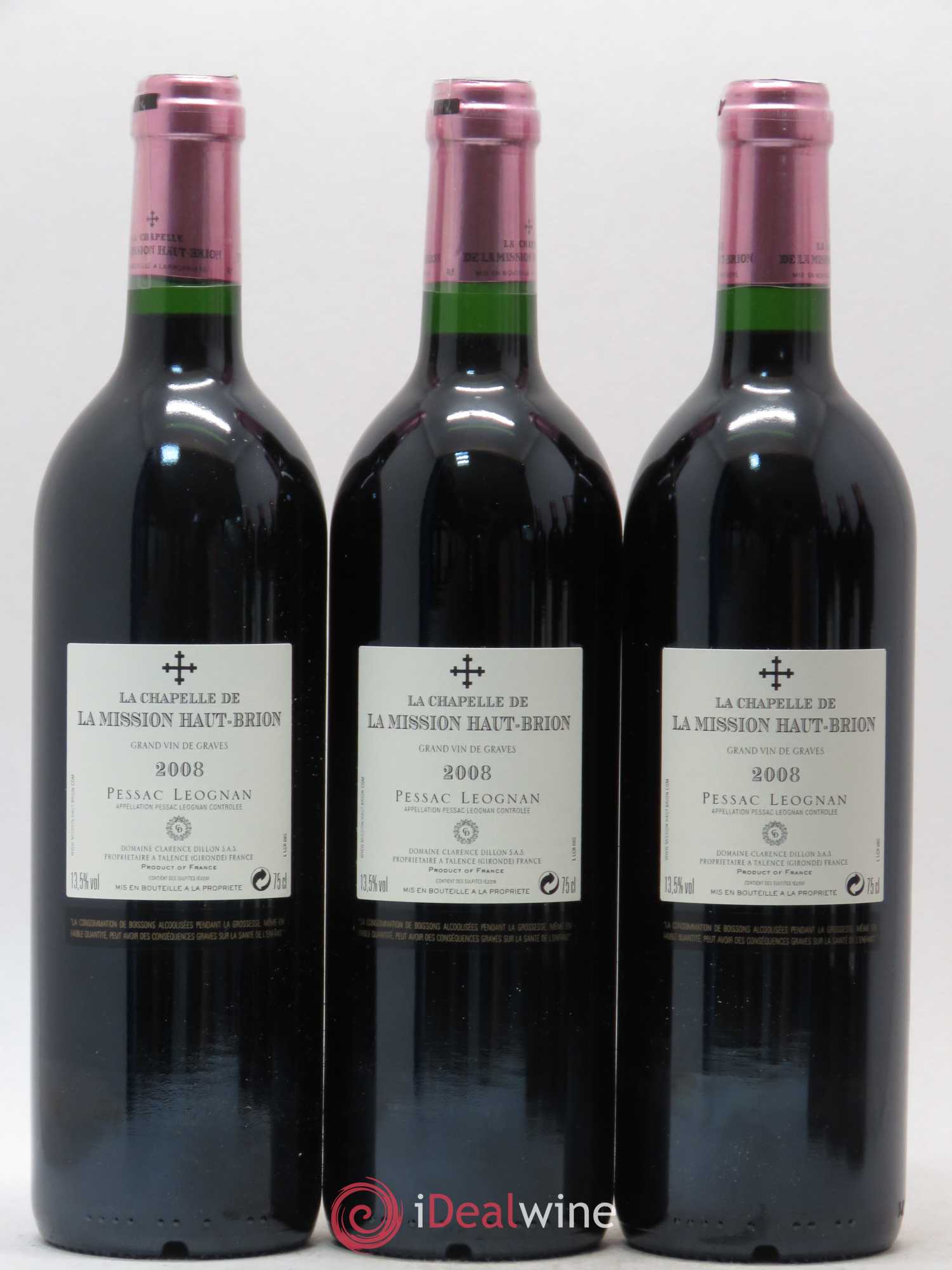 La Chapelle de La Mission Haut-Brion Second Vin 2008 - Lot de 6 bouteilles - 2