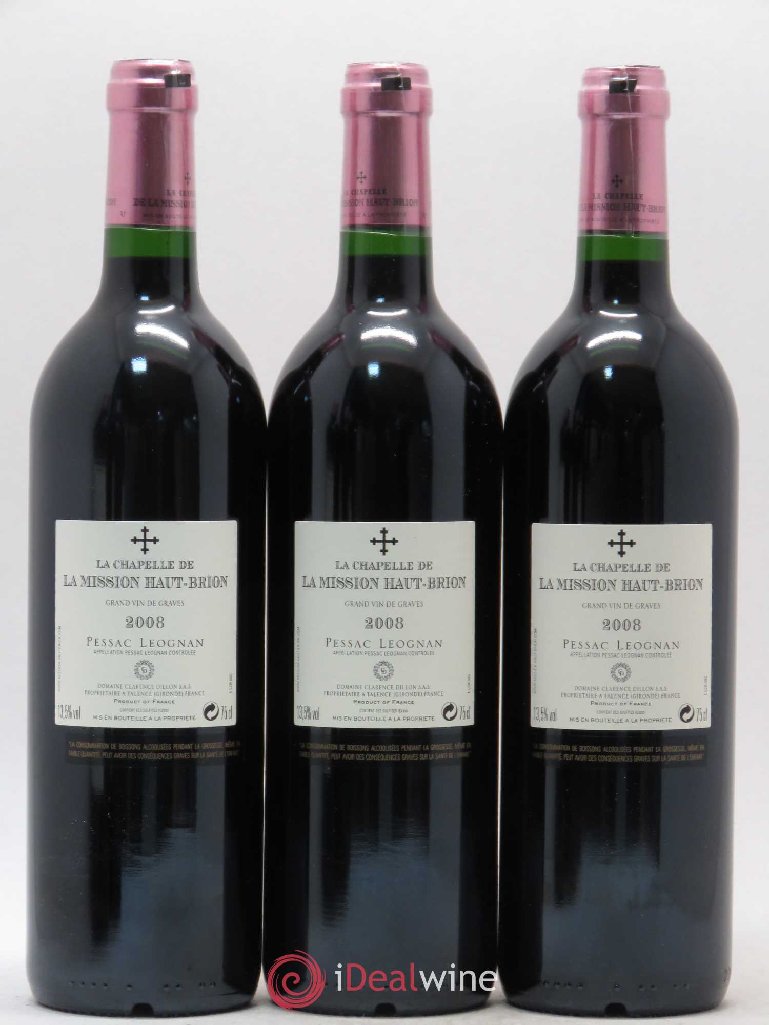 La Chapelle de La Mission Haut-Brion Second Vin 2008 - Lot de 6 bouteilles - 4