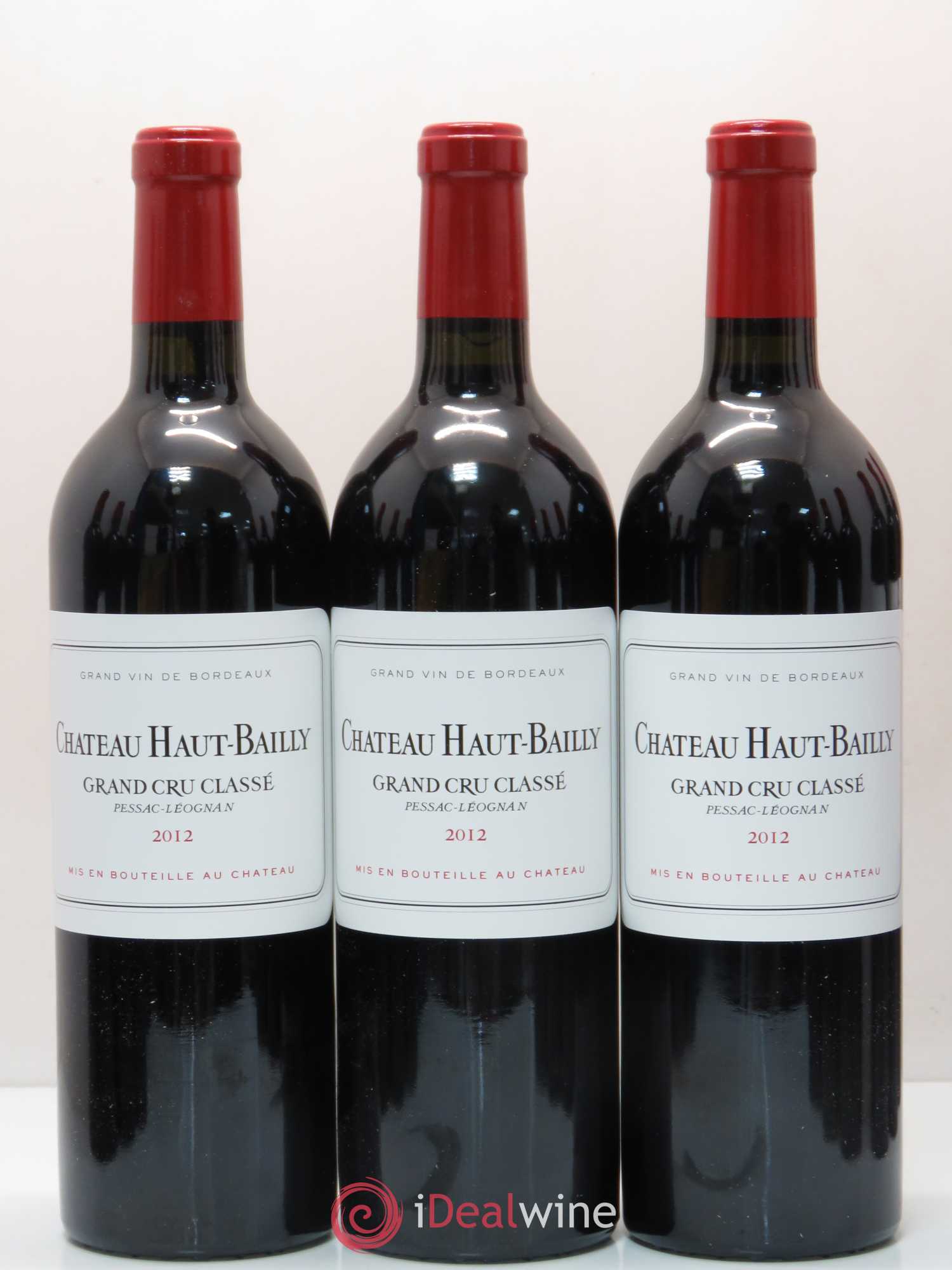 Château Haut-Bailly Cru Classé de Graves 2012 - Lot de 12 bouteilles - 1
