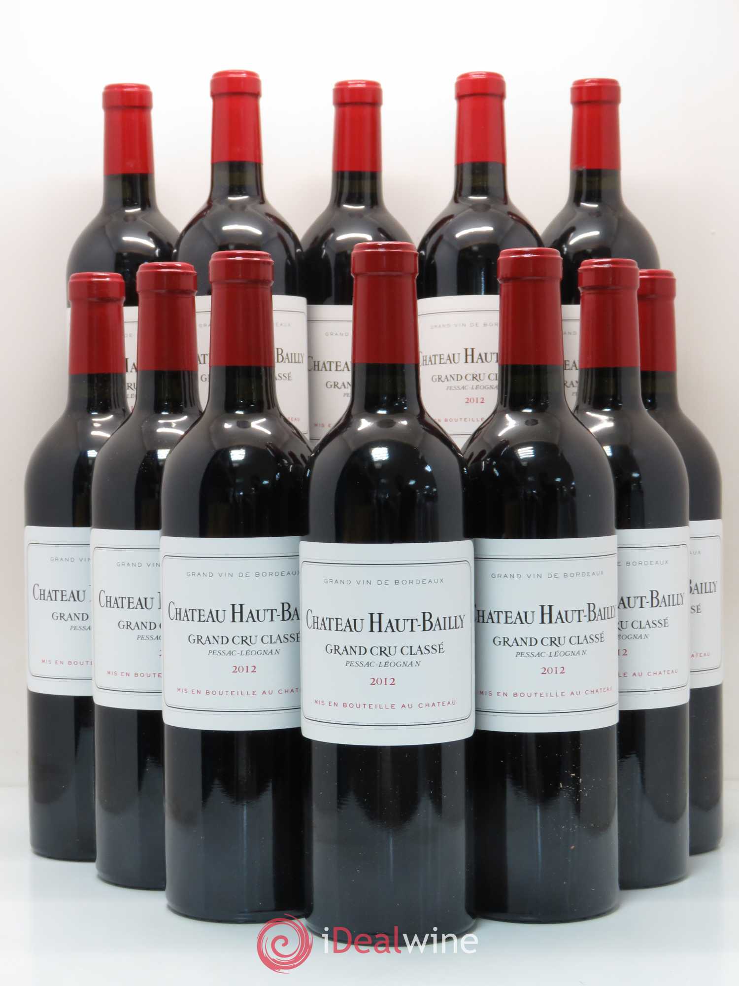 Château Haut-Bailly Cru Classé de Graves 2012 - Lot de 12 bouteilles - 0
