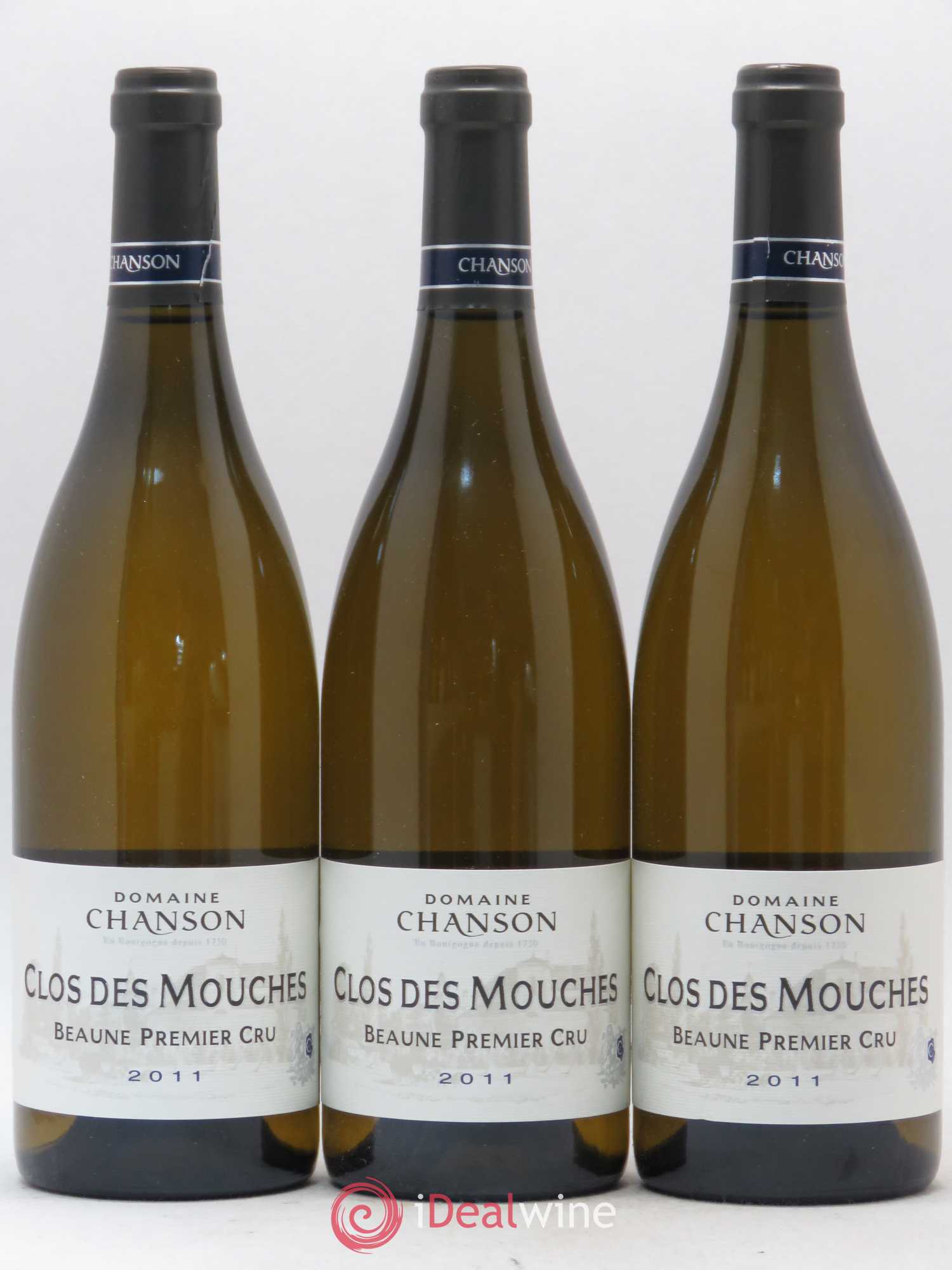 Beaune 1er Cru Clos des Mouches Chanson (sans prix de réserve) 2011 - Lot de 3 bouteilles - 0