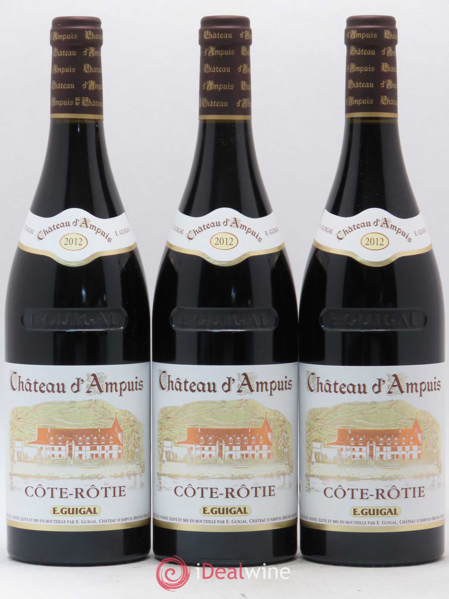 Côte-Rôtie Château d'Ampuis Guigal 2012 - Lot de 3 bouteilles - 0