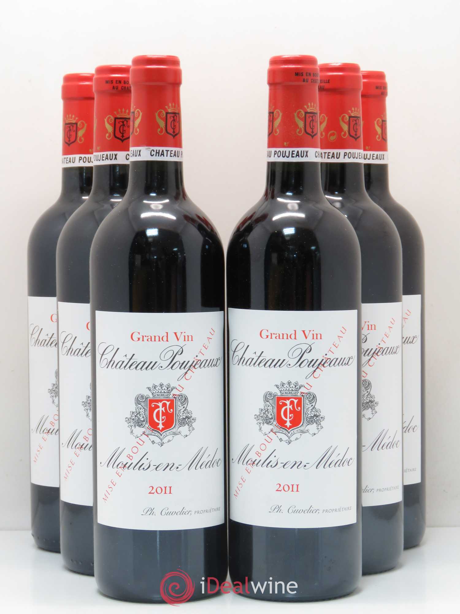 Château Poujeaux 2011 - Lot de 6 bouteilles - 0