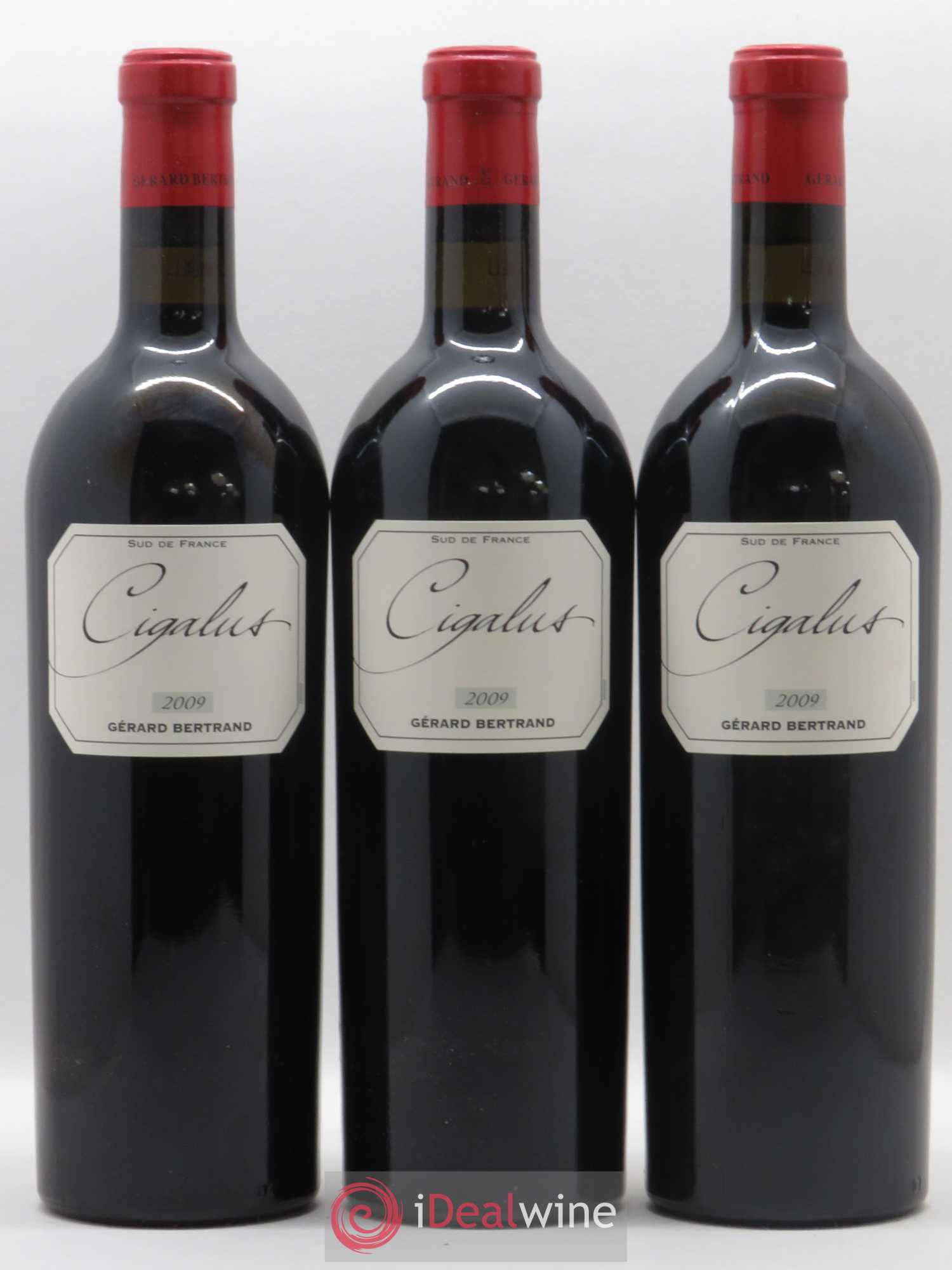 IGP Pays d'Oc (Vin de Pays d'Oc) Cigalus Gérard Bertrand 2009 - Lot de 6 bouteilles - 1