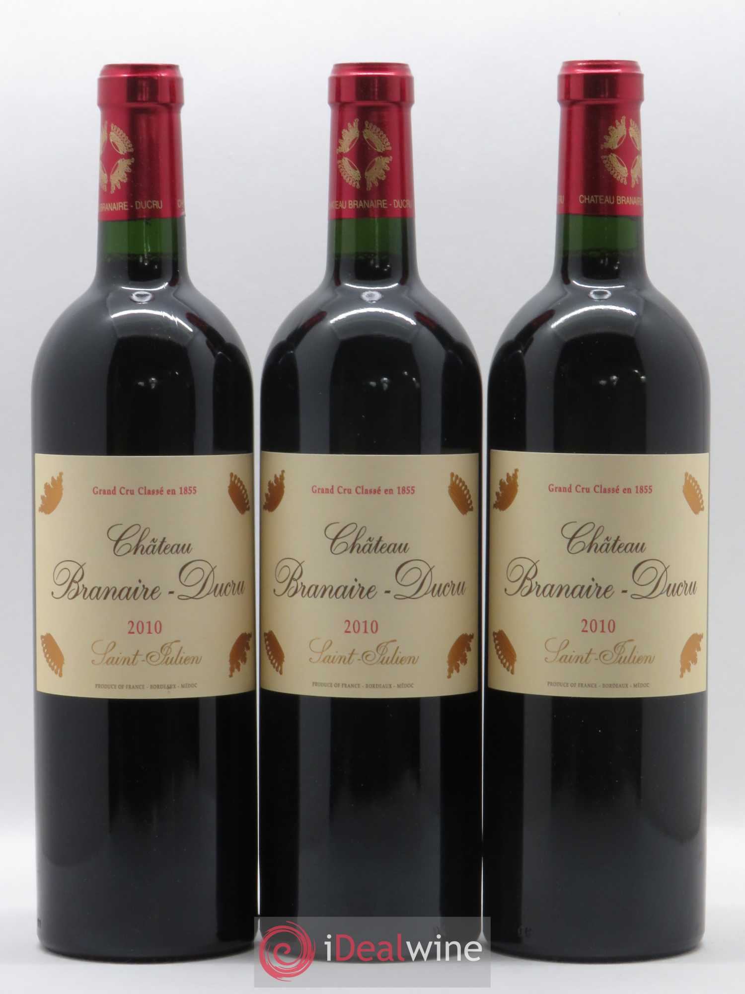 Château Branaire Ducru 4ème Grand Cru Classé 2010 - Lot de 6 bouteilles - 1