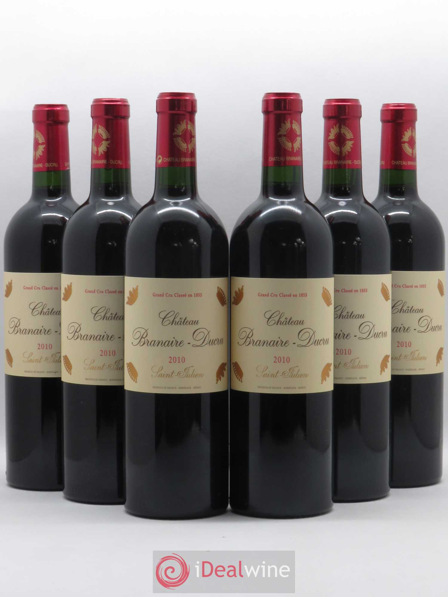 Château Branaire Ducru 4ème Grand Cru Classé 2010 - Lot de 6 bouteilles - 0