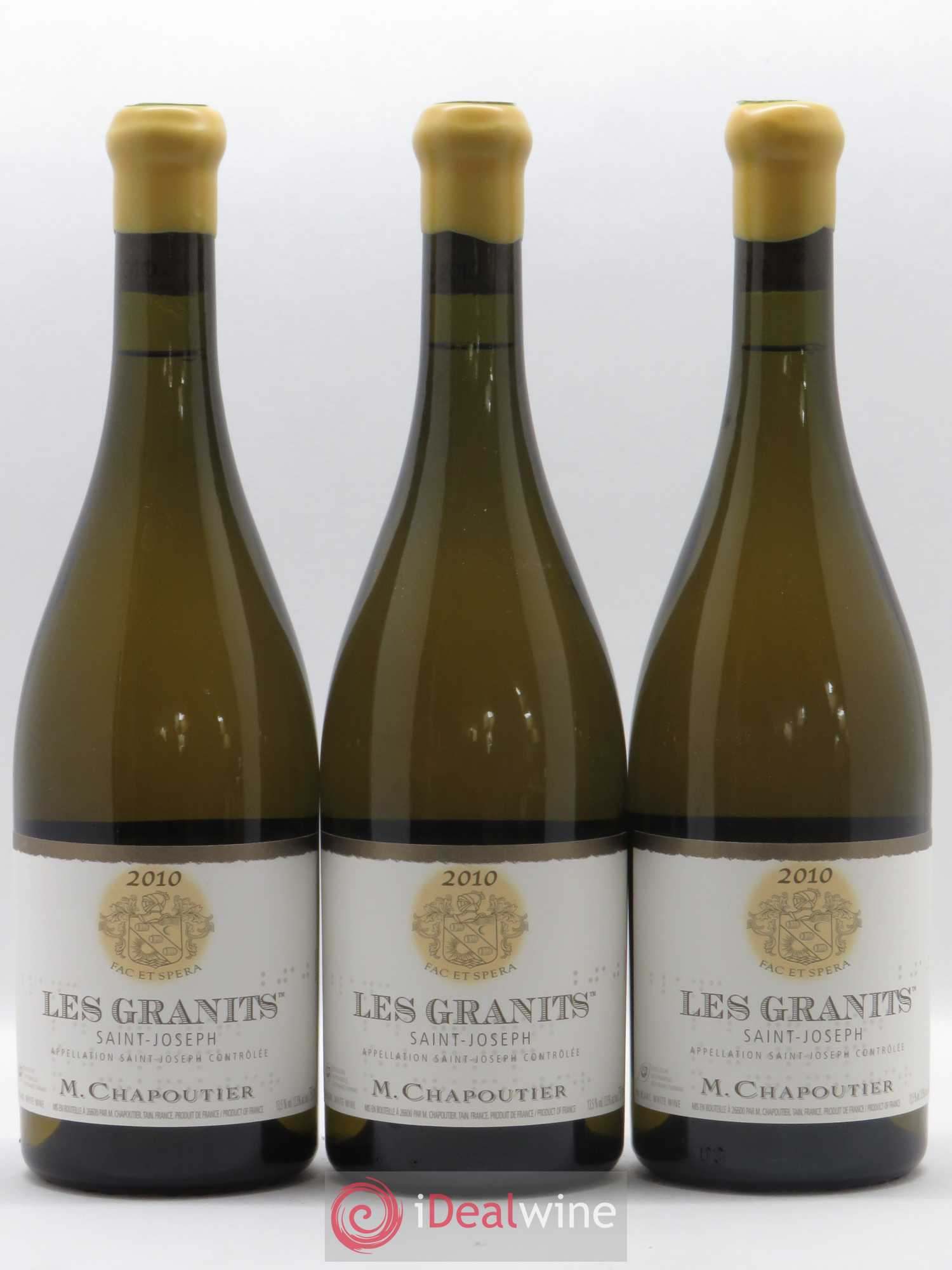 Saint-Joseph Les Granits Chapoutier 2010 - Lotto di 6 bottiglie - 1