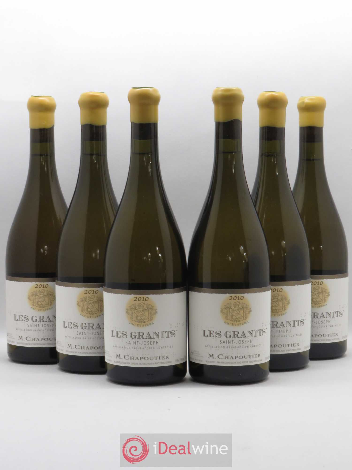 Saint-Joseph Les Granits Chapoutier 2010 - Lot de 6 bouteilles - 0