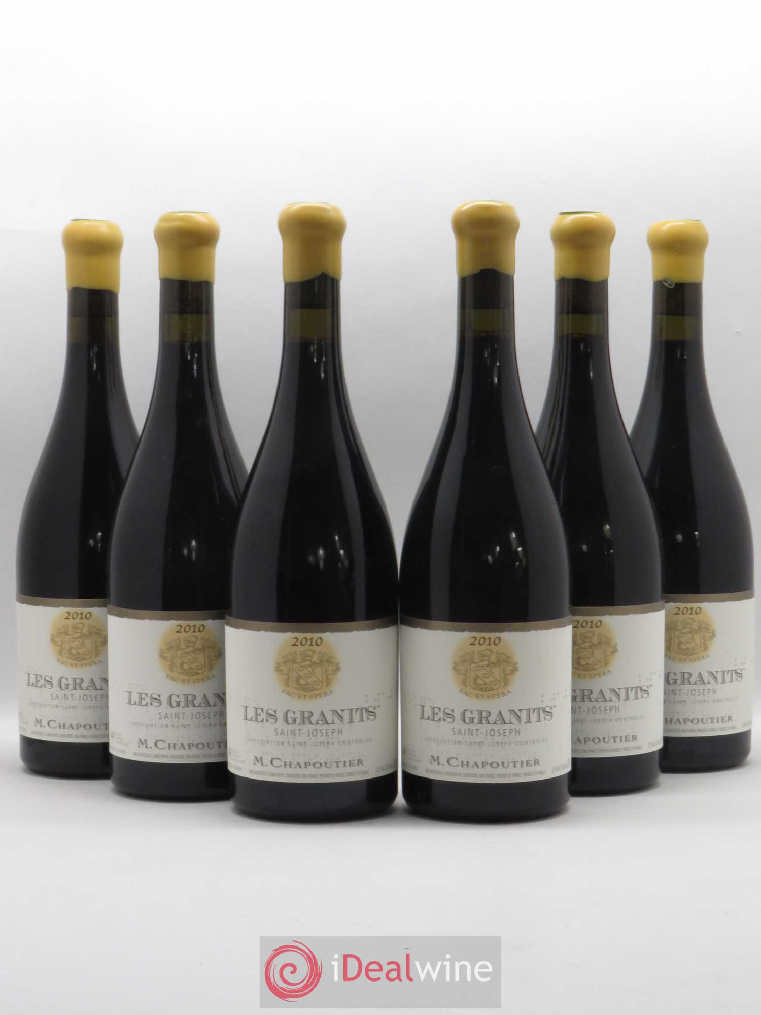 Saint-Joseph Les Granits Chapoutier 2010 - Lot de 6 bouteilles - 0