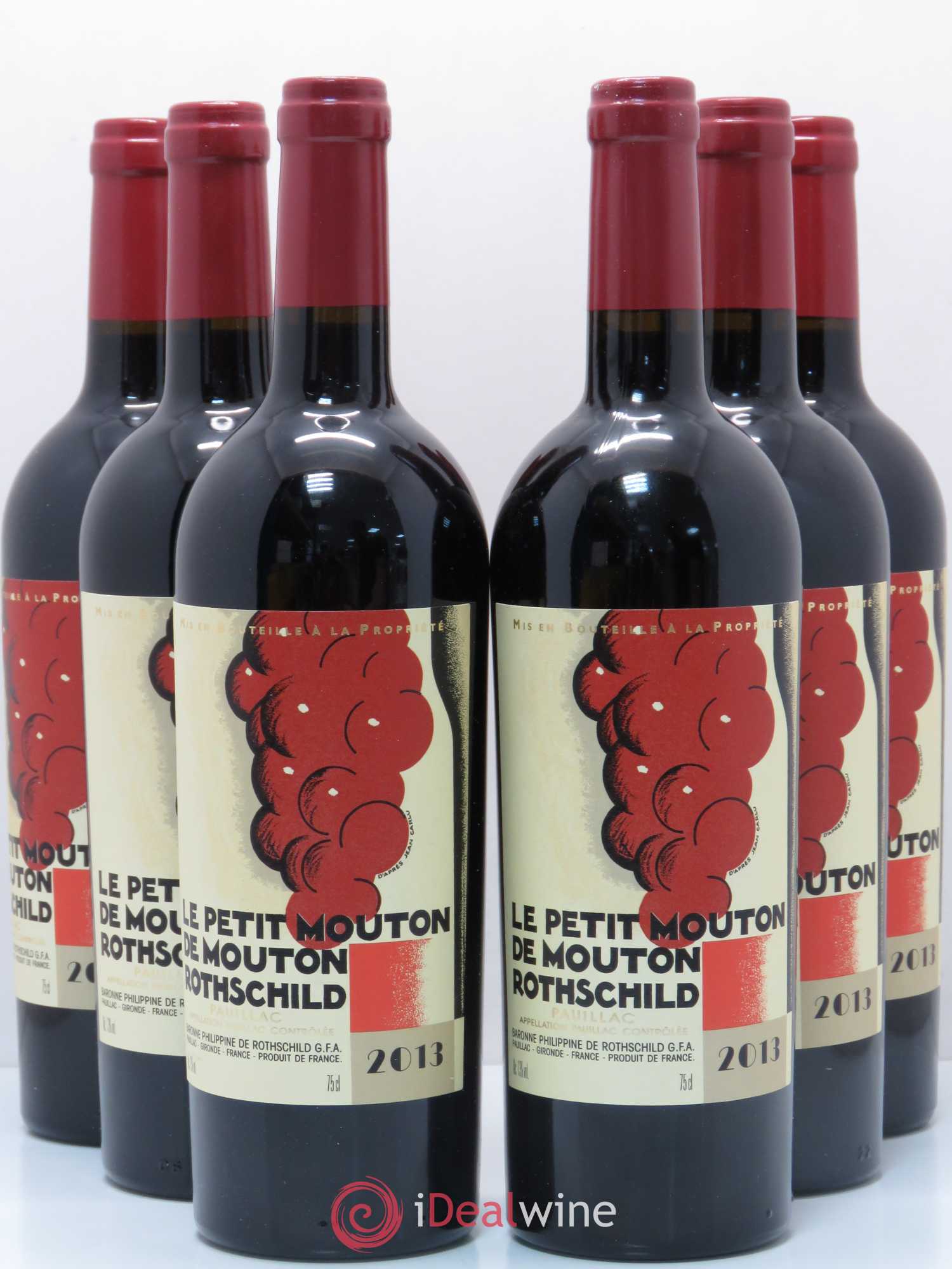 Petit Mouton Second Vin 2013 - Lot de 6 bouteilles - 0