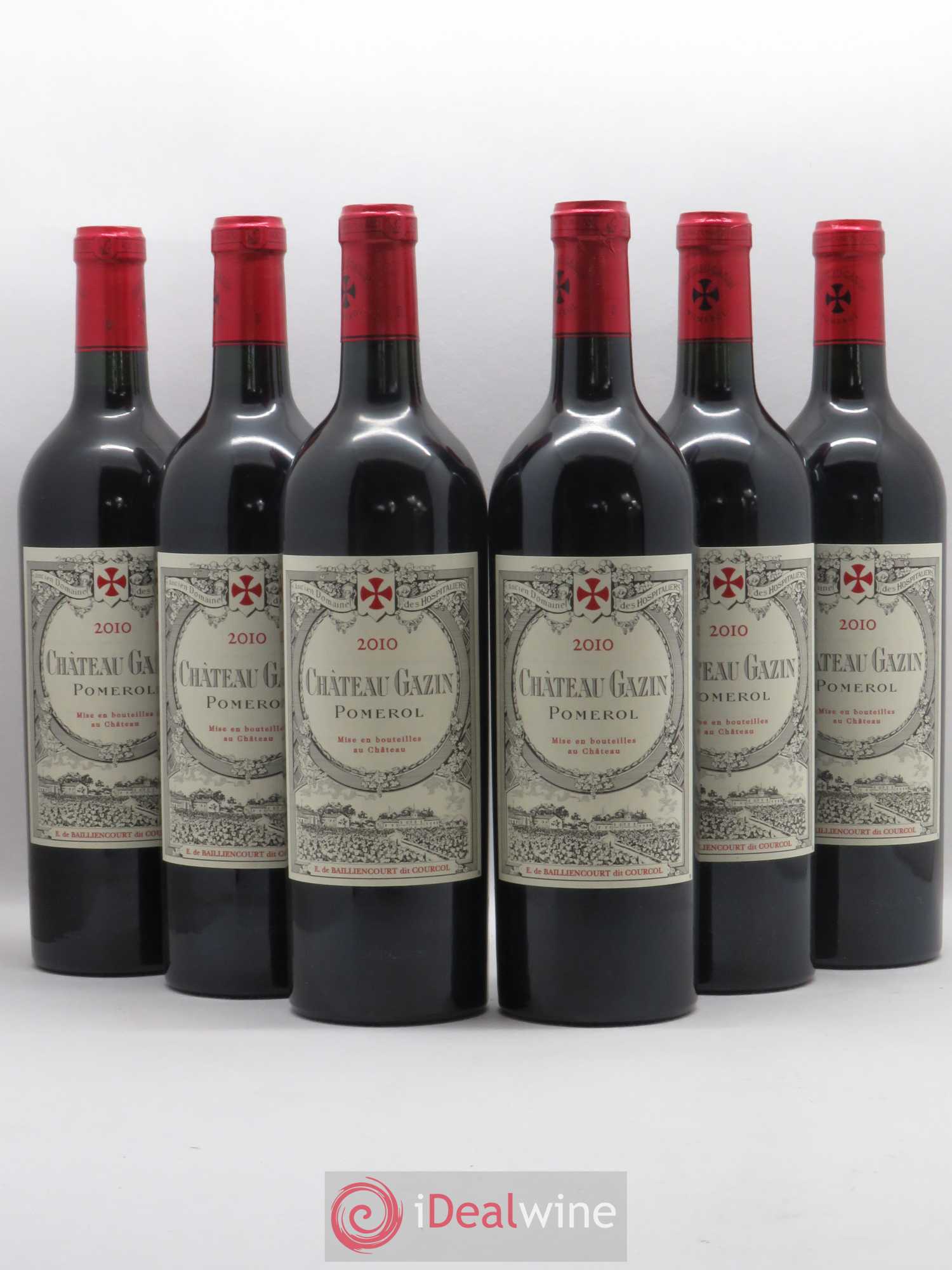 Château Gazin 2010 - Lot de 6 bouteilles - 0