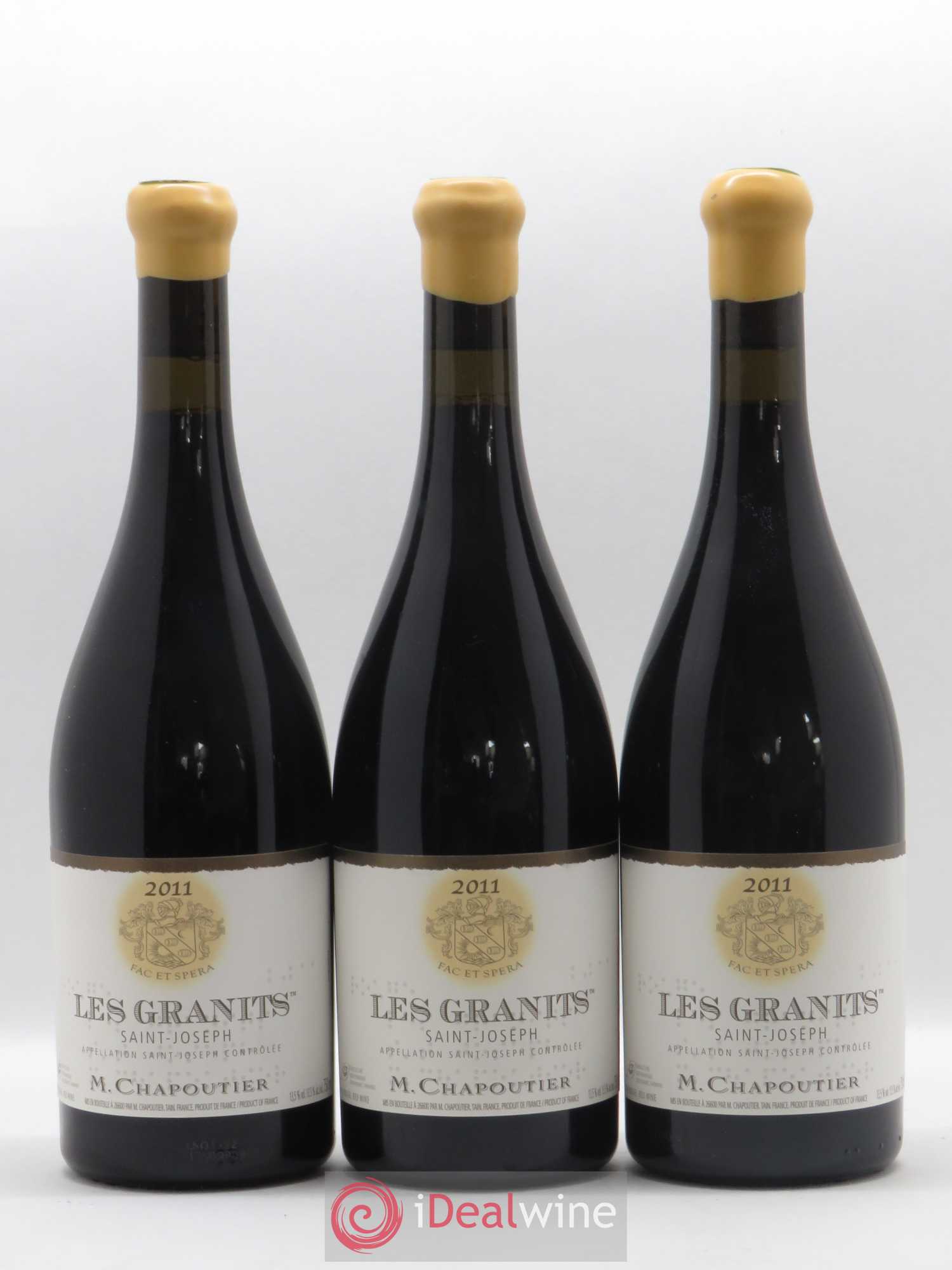 Saint-Joseph Les Granits Chapoutier 2011 - Lot de 6 bouteilles - 1