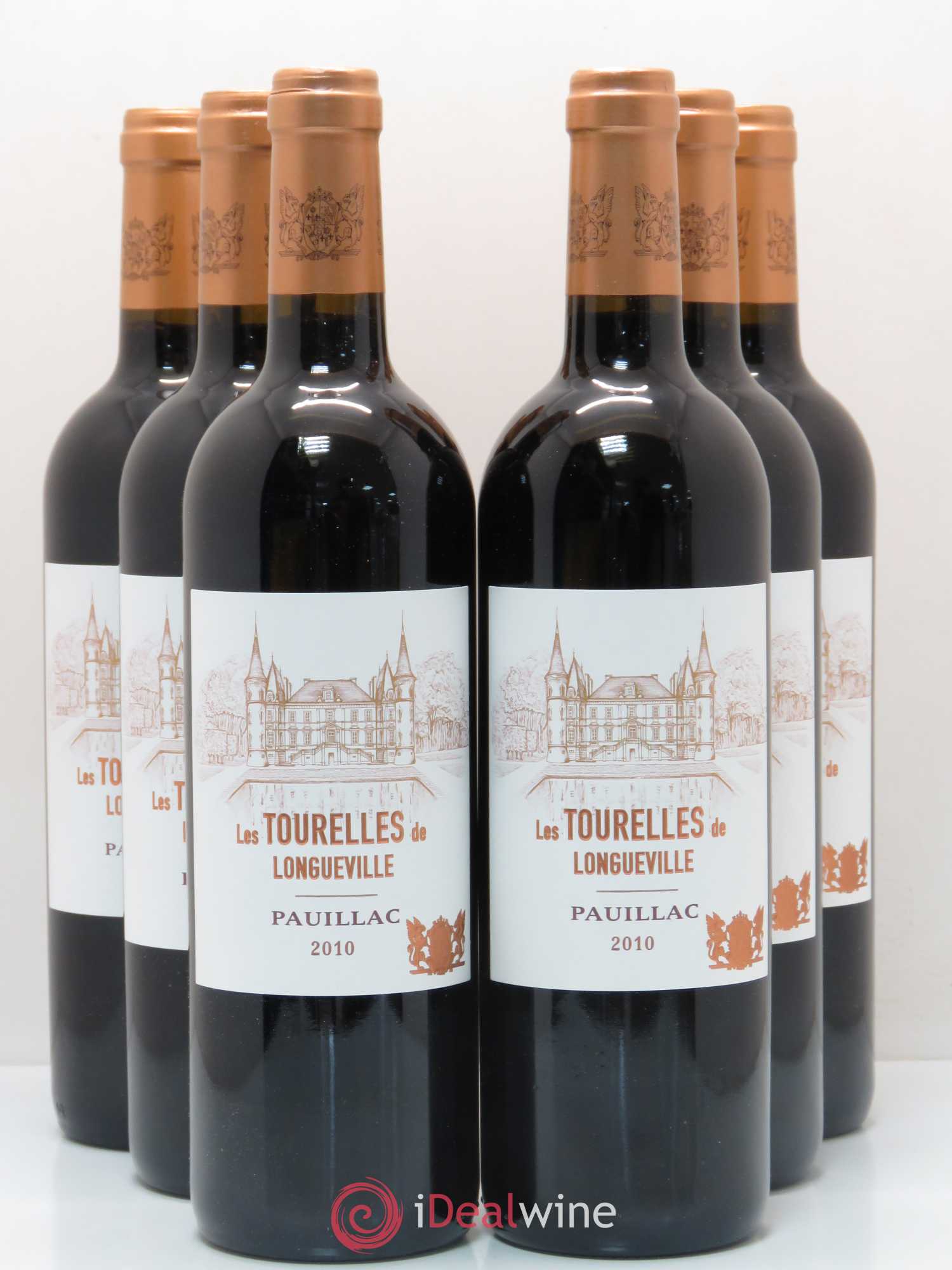 Les Tourelles de Longueville Second Vin 2010 - Lot de 6 bouteilles - 0