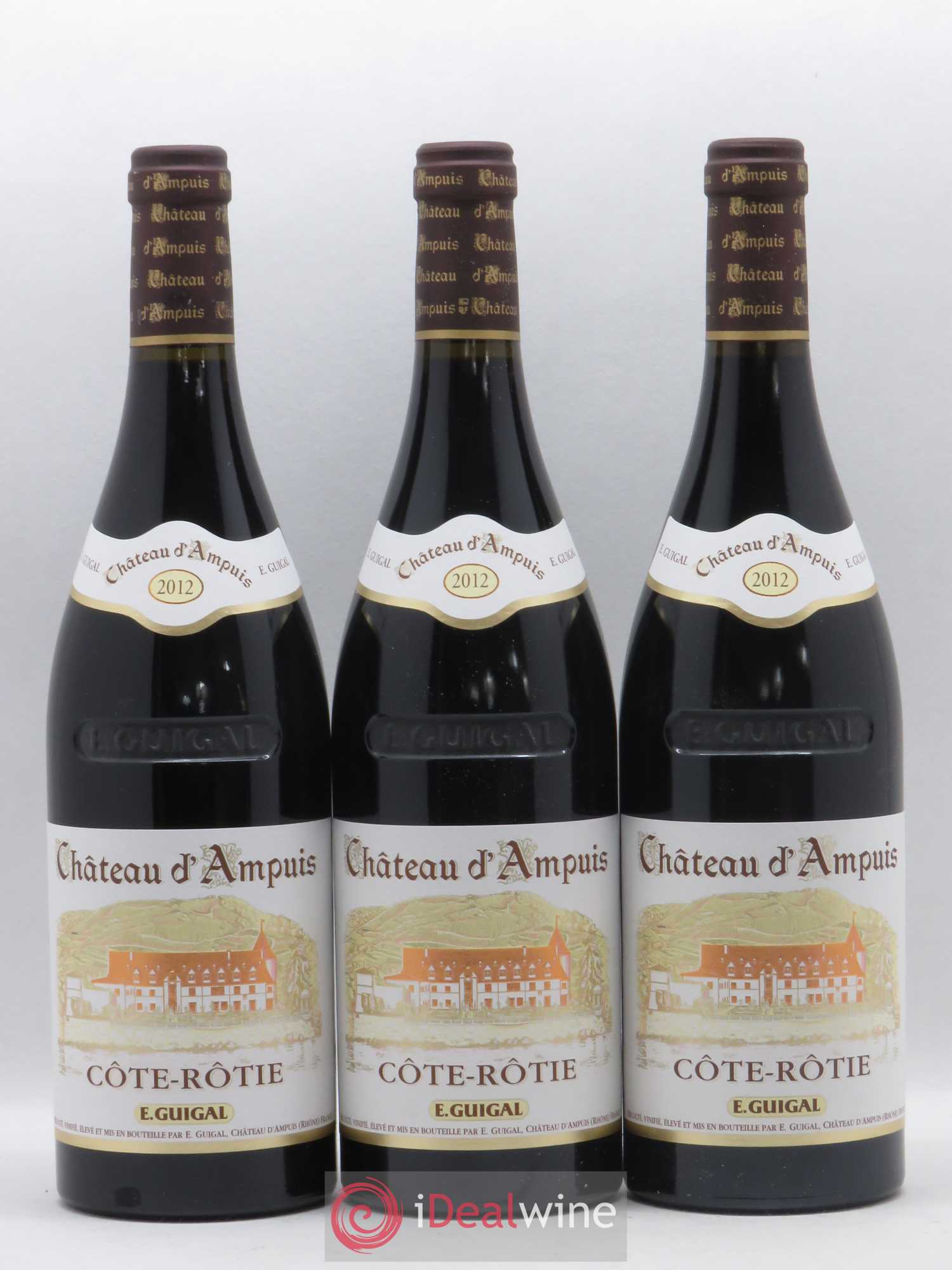Côte-Rôtie Château d'Ampuis Guigal 2012 - Lot de 3 bouteilles - 0