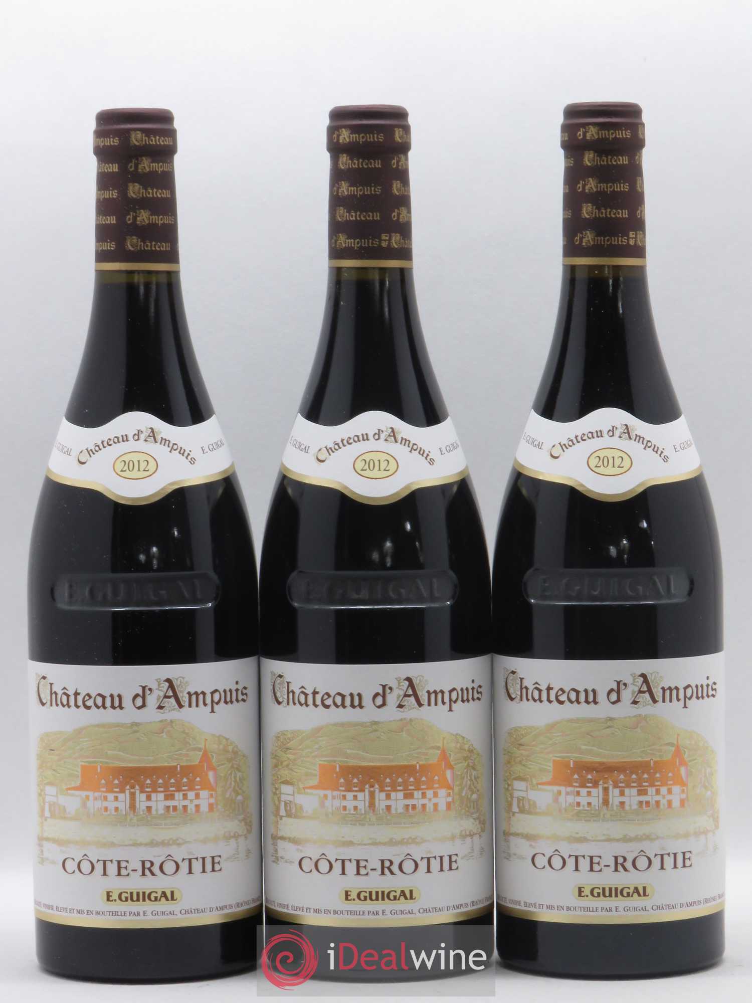 Côte-Rôtie Château d'Ampuis Guigal 2012 - Lot de 3 bouteilles - 0