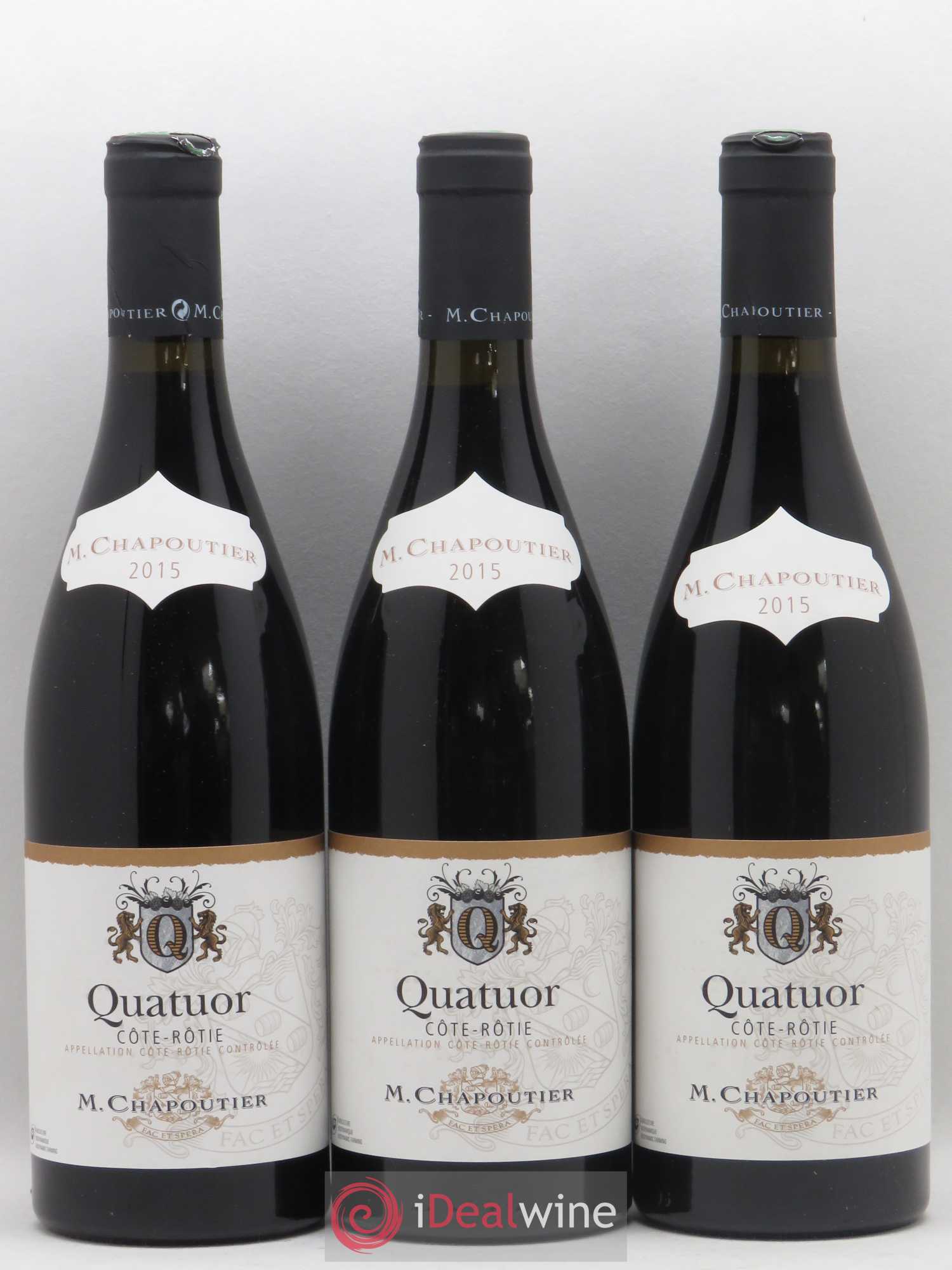 Côte-Rôtie Quatuor Chapoutier 2015 - Lotto di 6 bottiglie - 2
