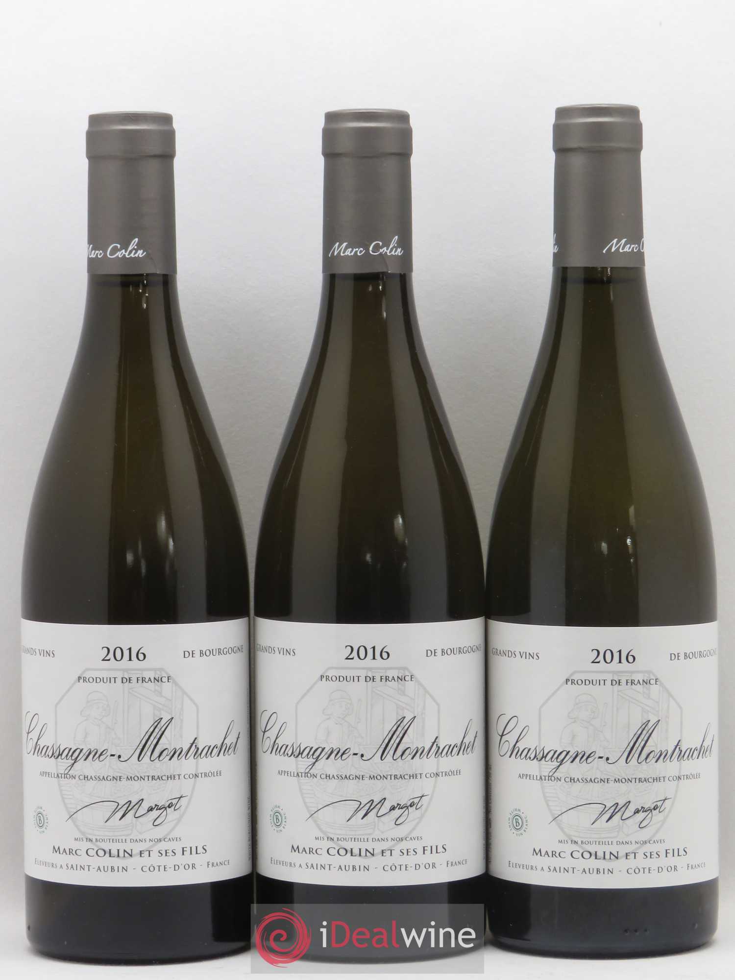 Chassagne-Montrachet Margot Marc Colin Et Fils 2016 - Posten von 6 Flaschen - 1
