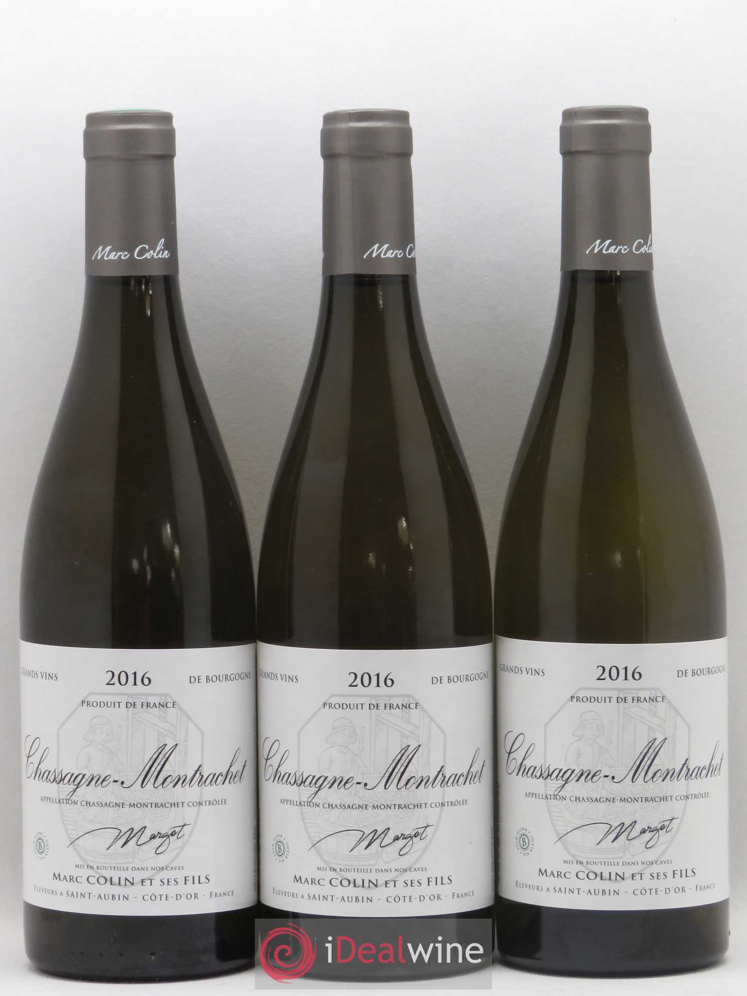Chassagne-Montrachet Margot Marc Colin Et Fils 2016 - Posten von 6 Flaschen - 2
