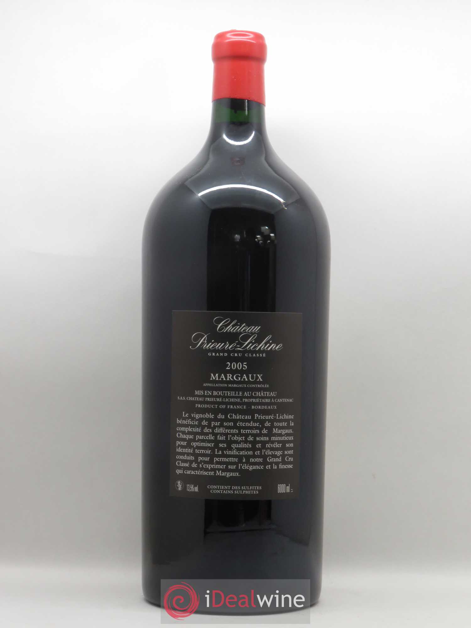 Château Prieuré Lichine 4ème Grand Cru Classé 2005 - Lot de 1 impériale - 1