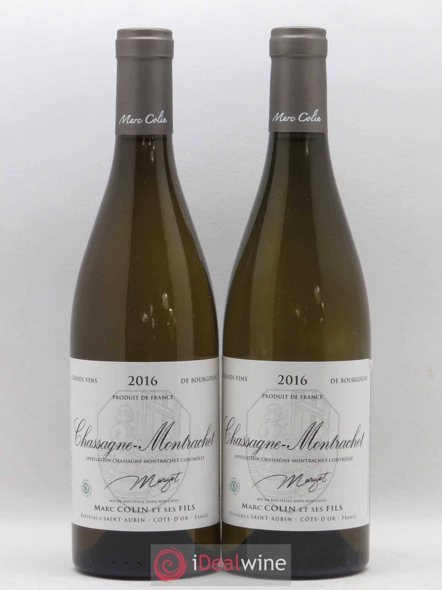 Chassagne-Montrachet Margot Marc Colin Et Fils 2016 - Posten von 2 Flaschen - 0