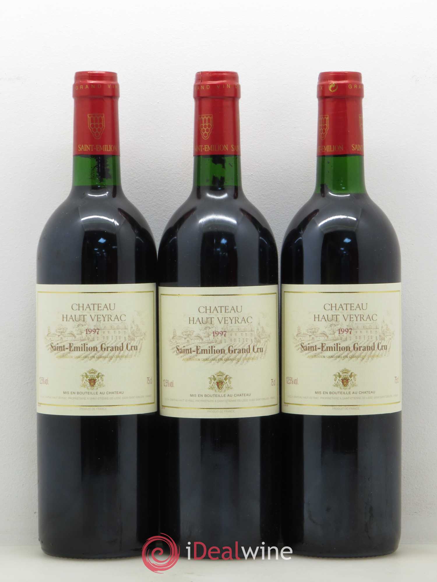 Saint-Émilion Grand Cru Château Haut Veyrac 1997 - Posten von 6 Flaschen - 2