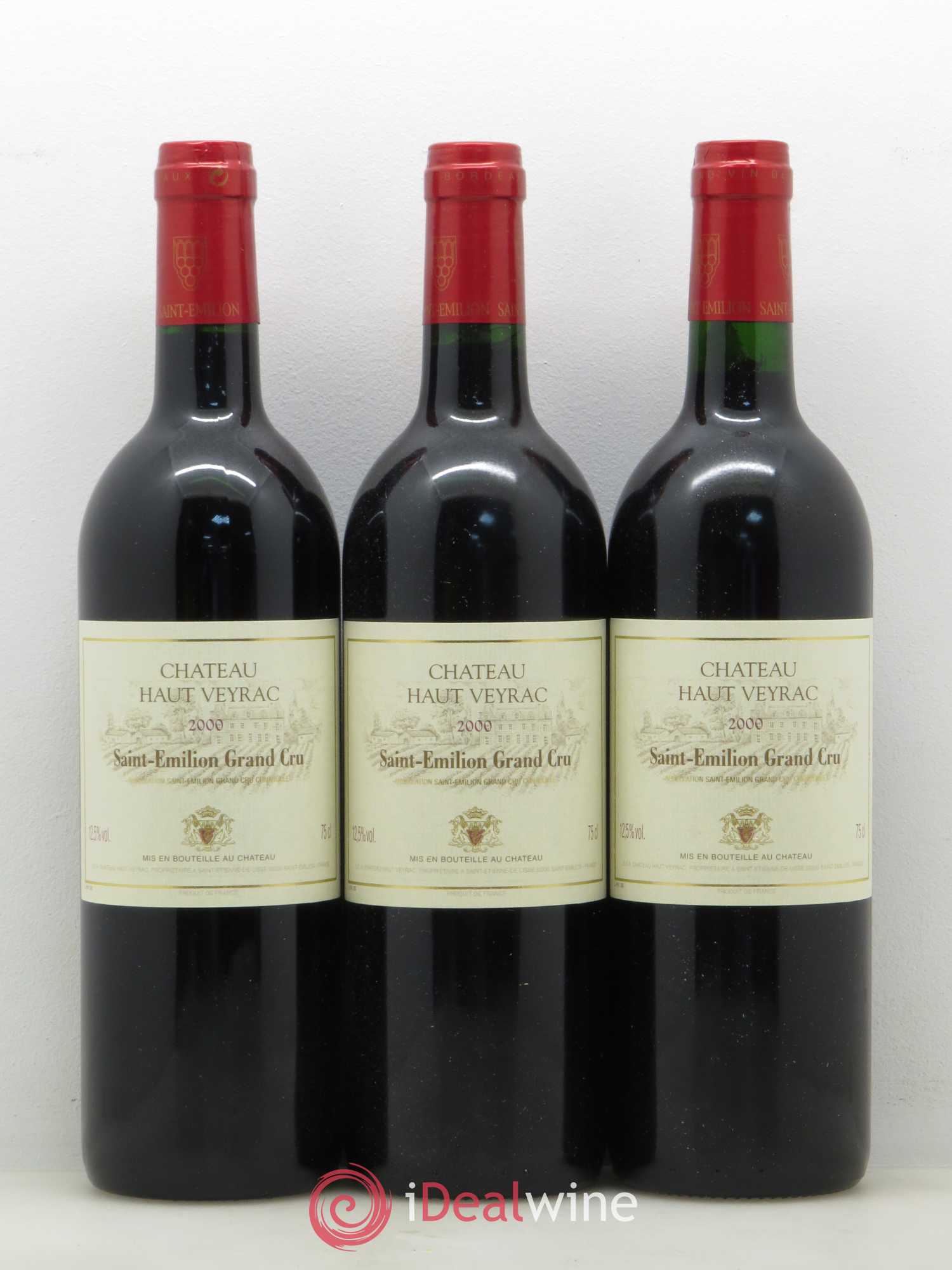 Saint-Émilion Grand Cru Château Haut Veyrac 2000 - Lot of 6 bottles - 2