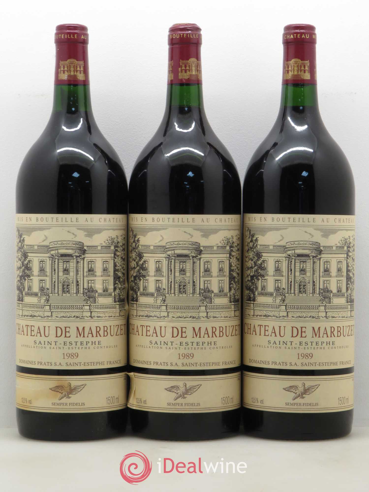 Château de Marbuzet Cru Bourgeois 1989 - Lot de 6 magnums - 2