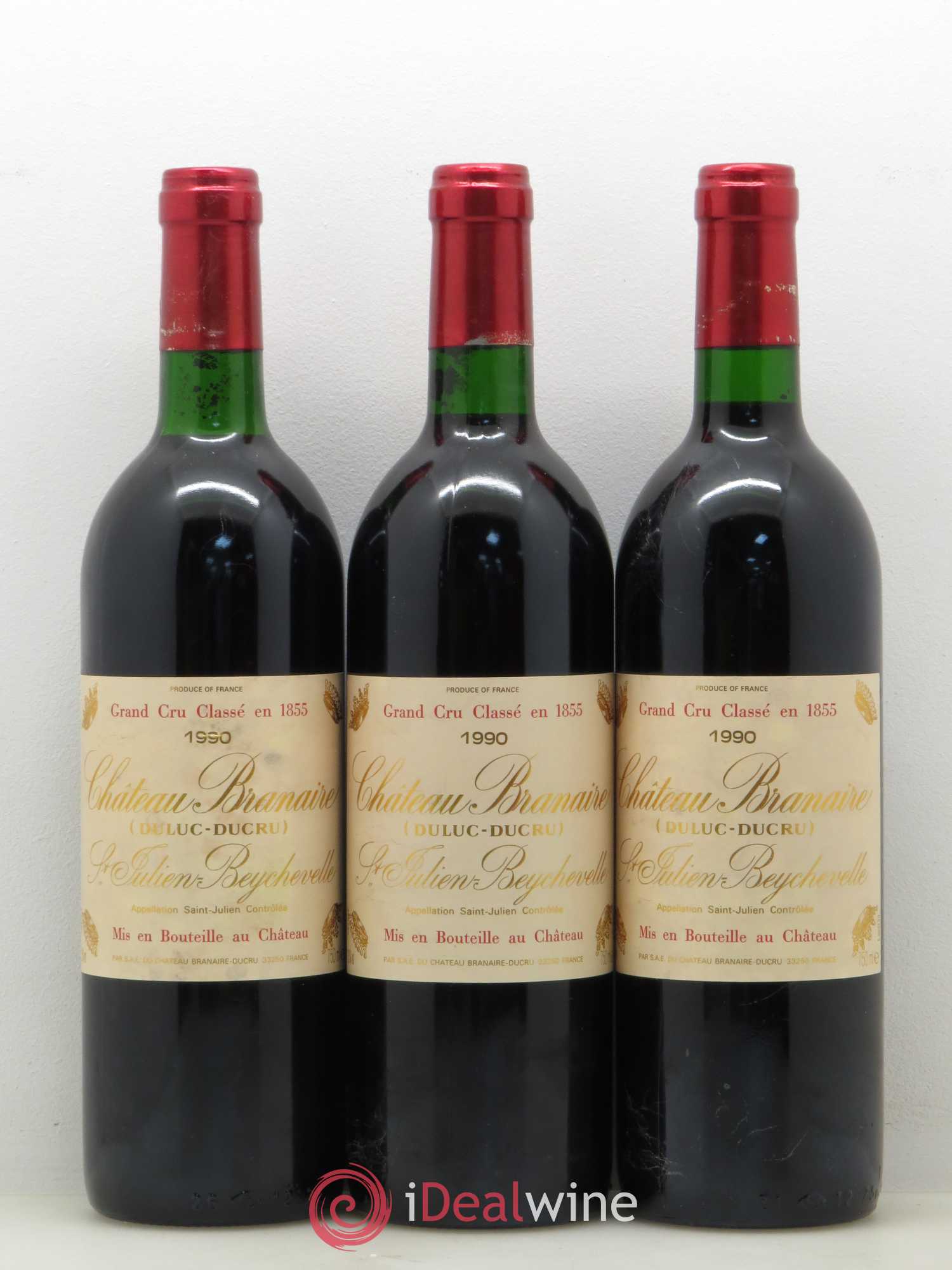Château Branaire Ducru 4ème Grand Cru Classé 1990 - Lot de 6 bouteilles - 2