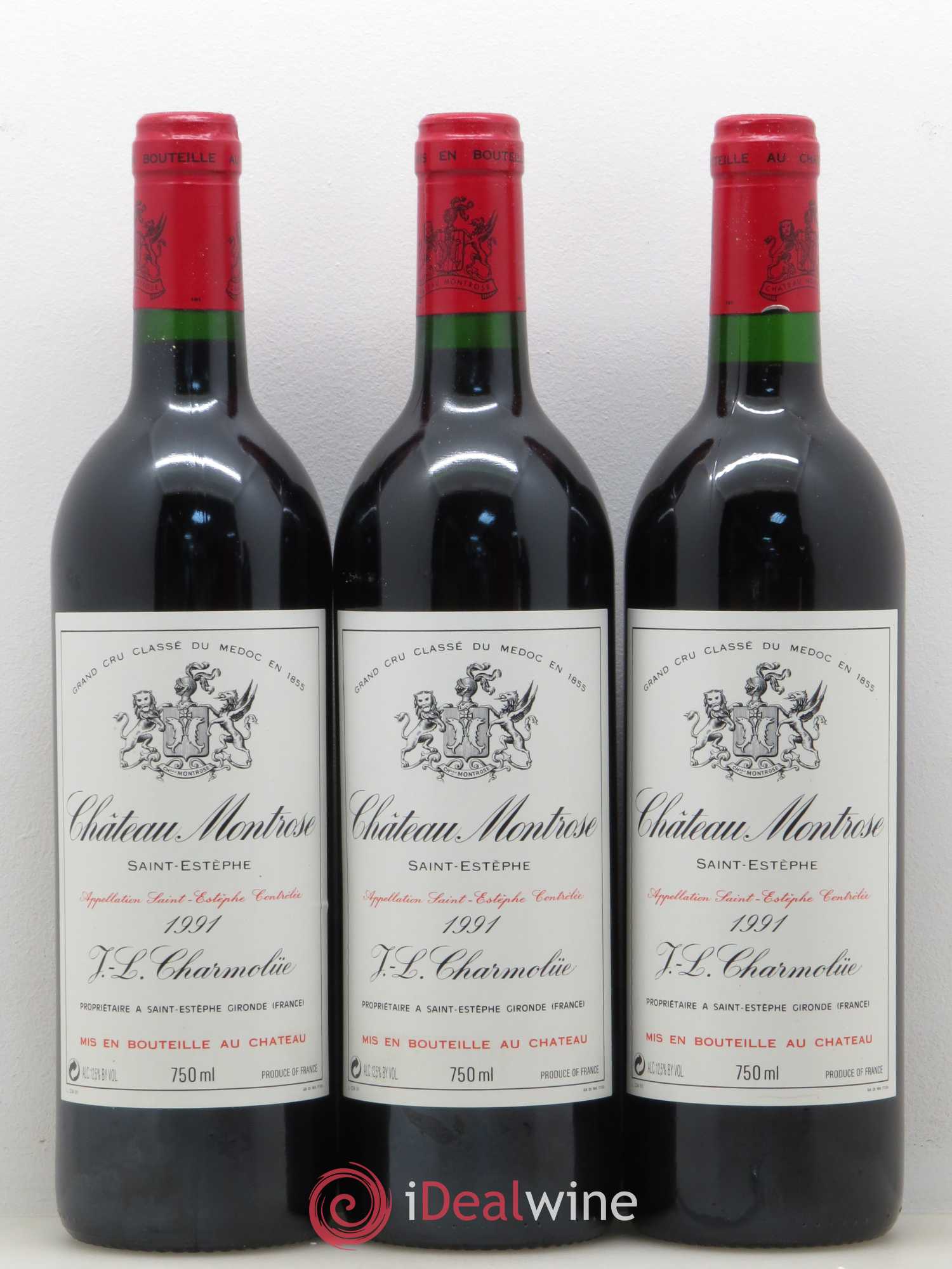 Château Montrose 2ème Grand Cru Classé 1991 - Lot de 12 bouteilles - 1