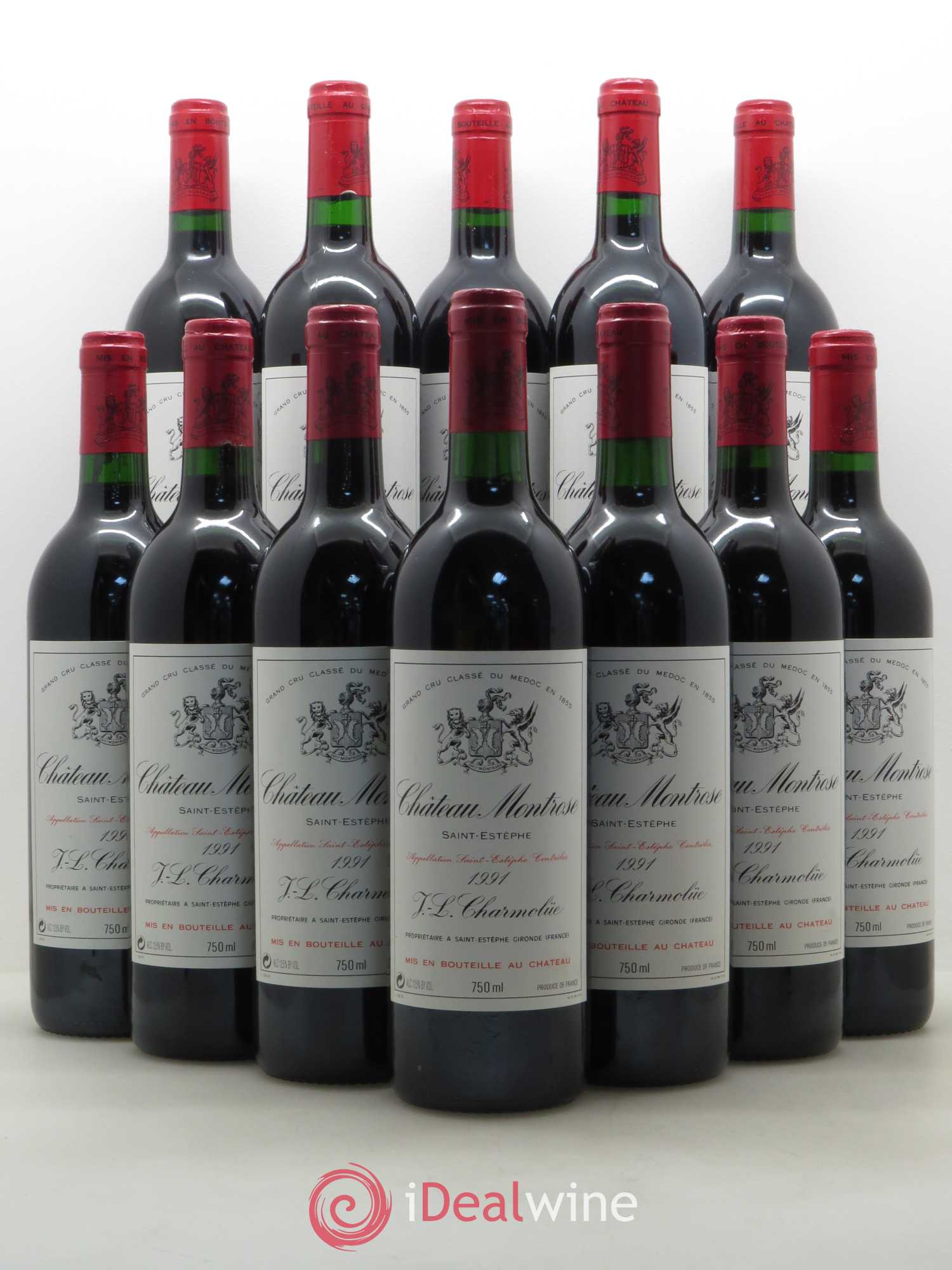 Château Montrose 2ème Grand Cru Classé 1991 - Lot de 12 bouteilles - 0