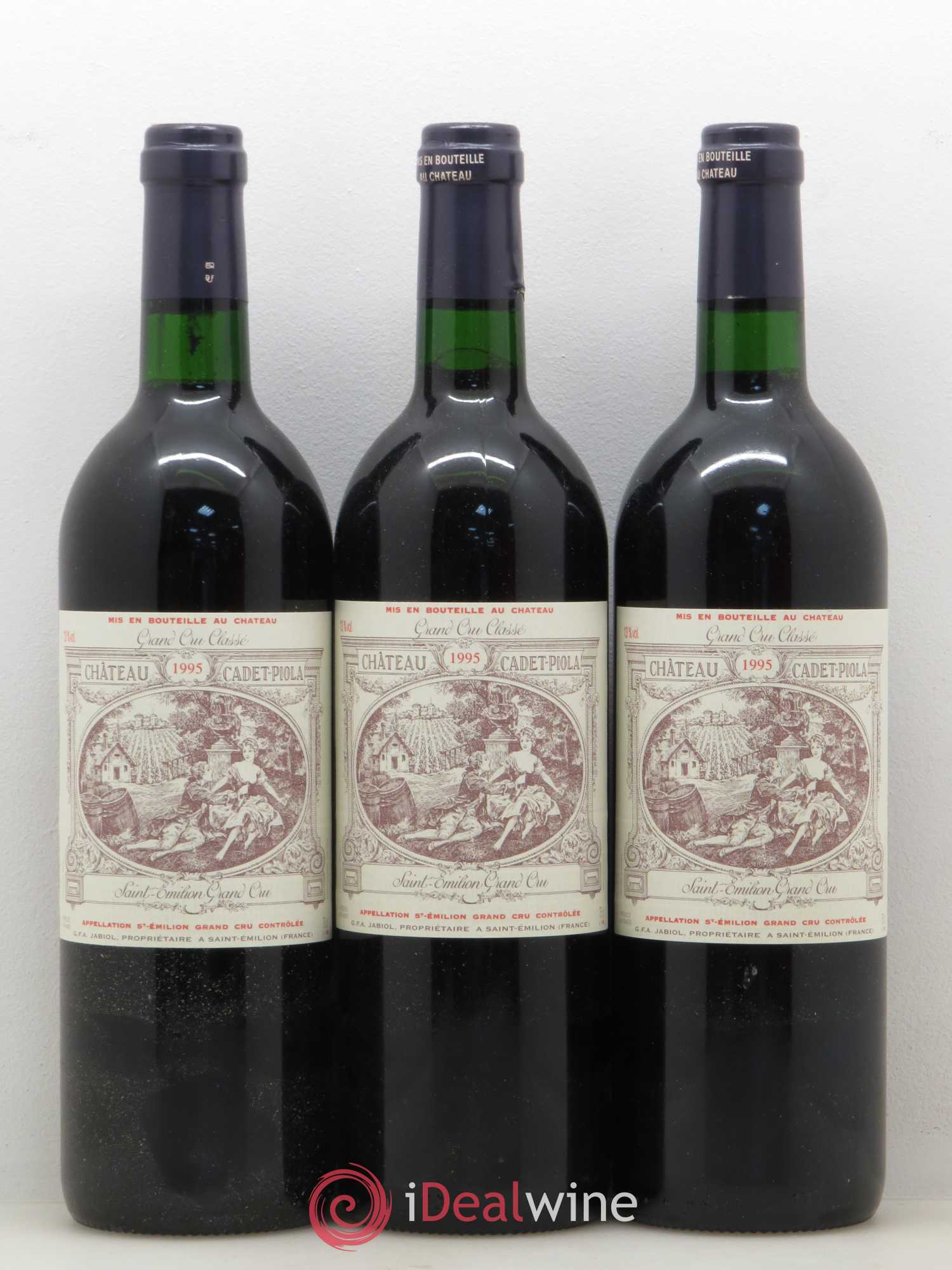 Château Cadet Piola Grand Cru Classé 1995 - Lot de 12 bouteilles - 3
