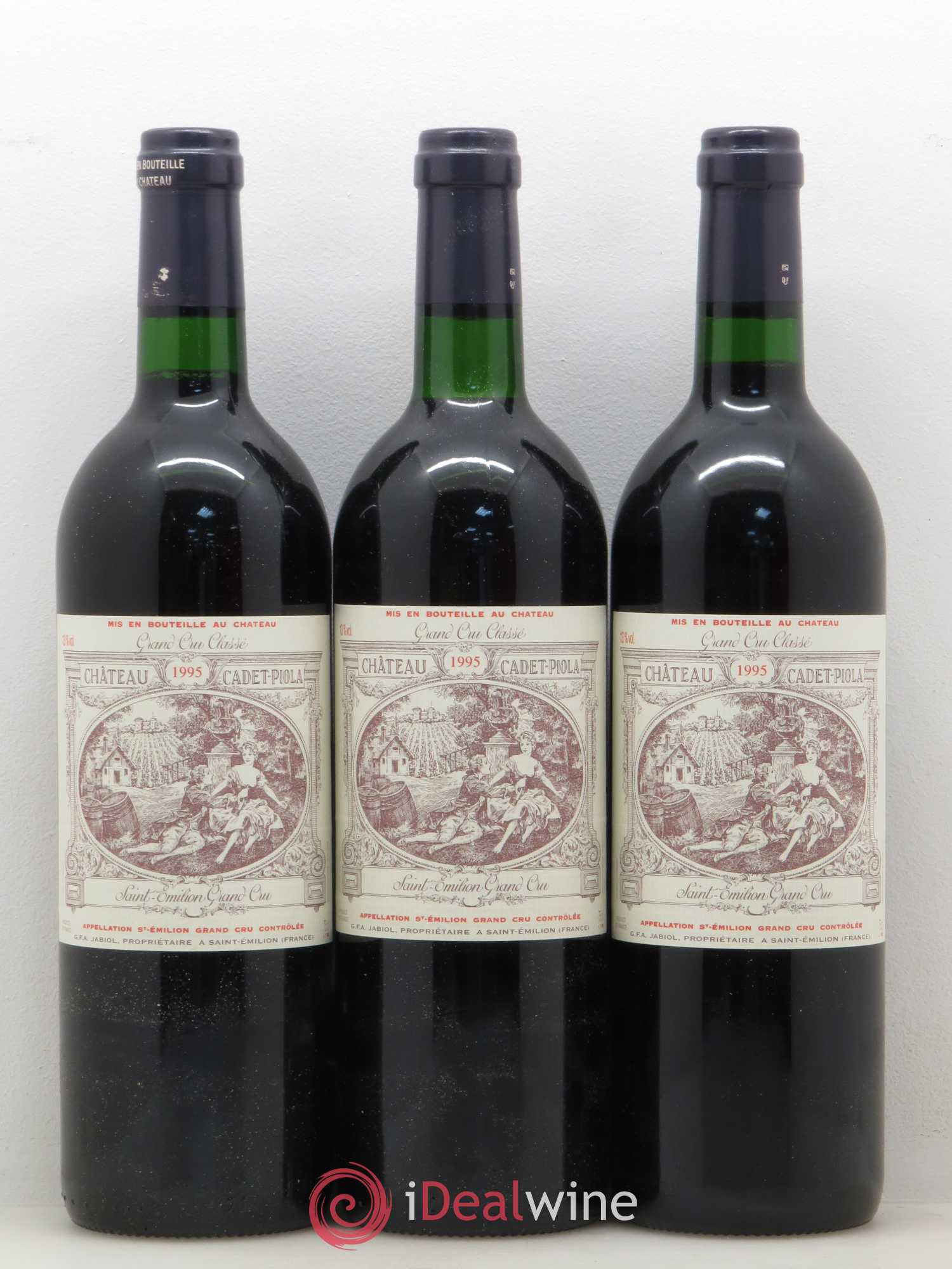 Château Cadet Piola Grand Cru Classé 1995 - Lot de 12 bouteilles - 4