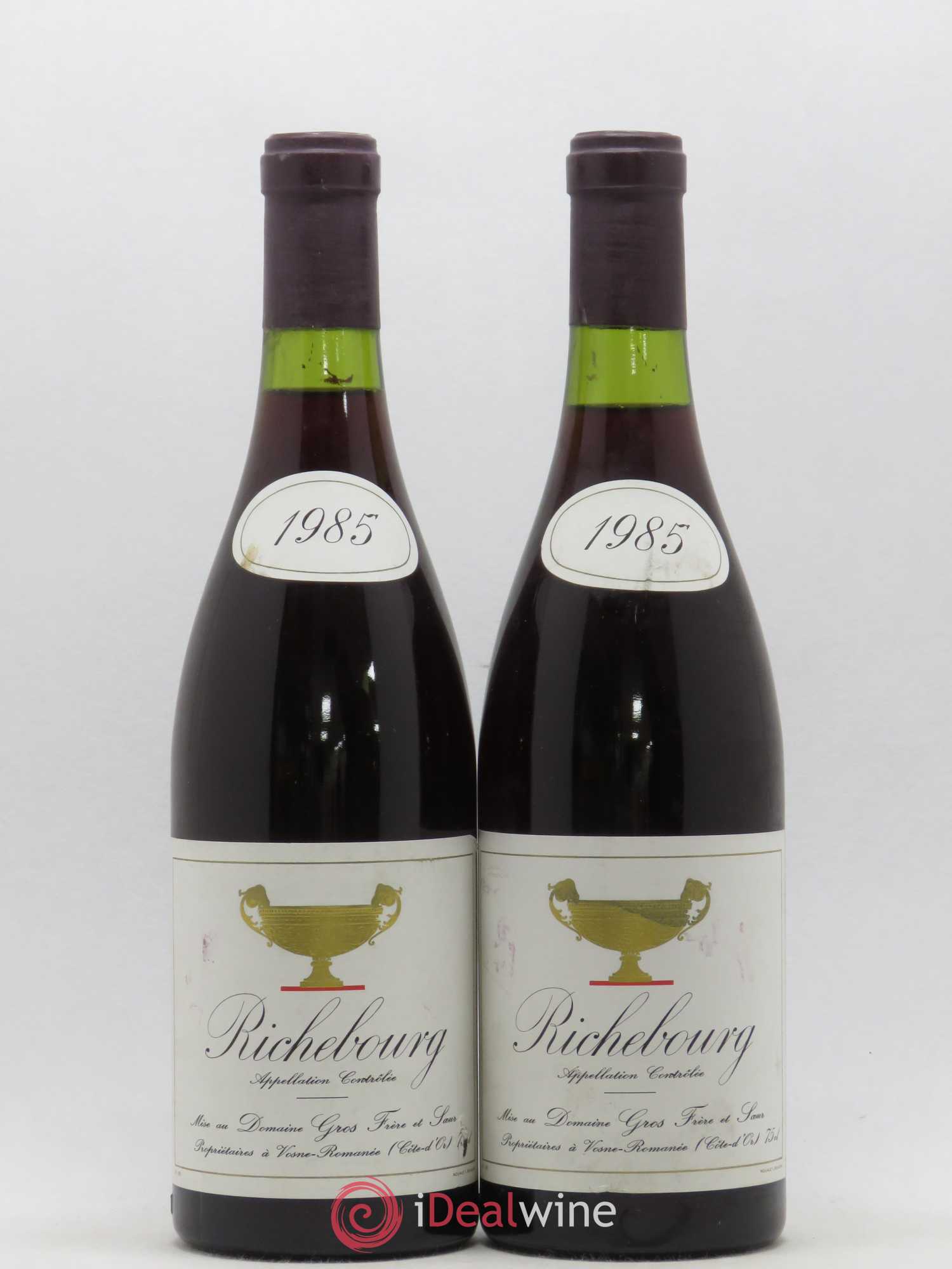 Richebourg Grand Cru Gros Frère & Soeur 1985 - Lot de 2 bouteilles - 0