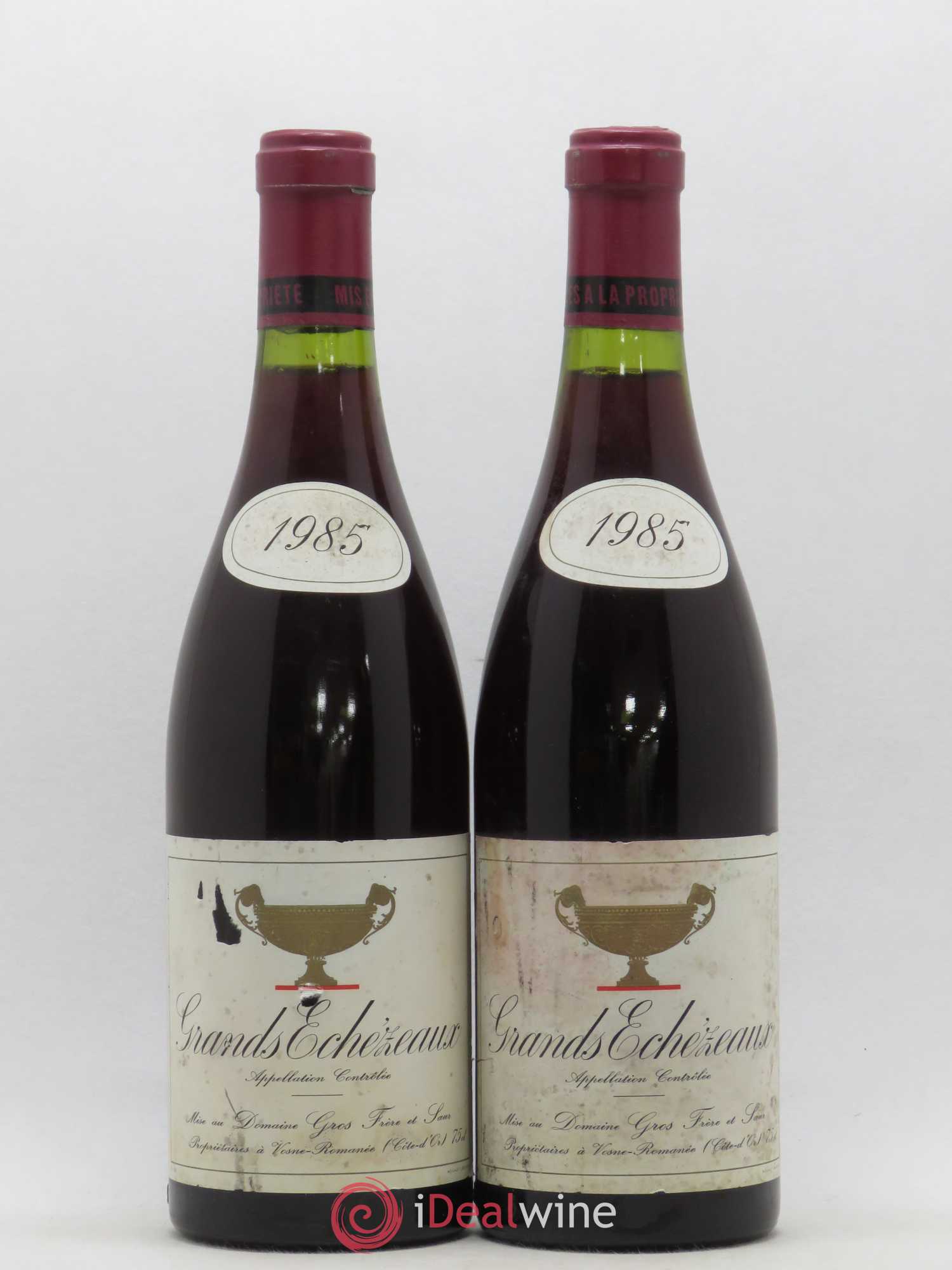 Grands-Echezeaux Grand Cru Gros Frère & Soeur 1985 - Lot de 2 bouteilles - 0