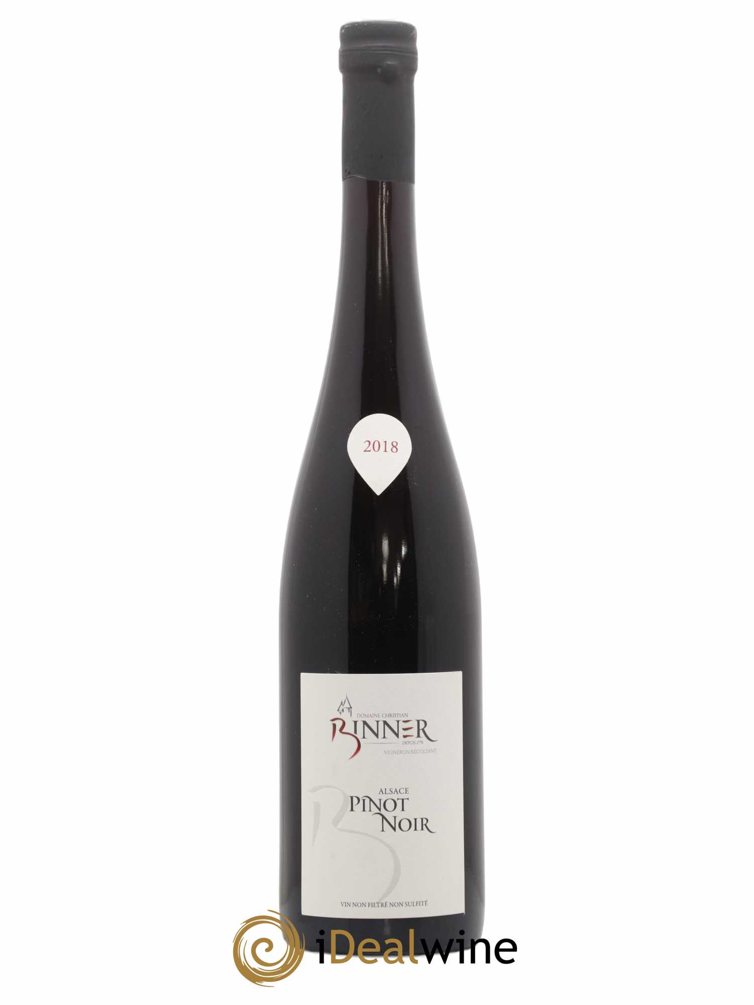 Alsace Pinot Noir Christian Binner 2018 - Lot de 1 bouteille - 0