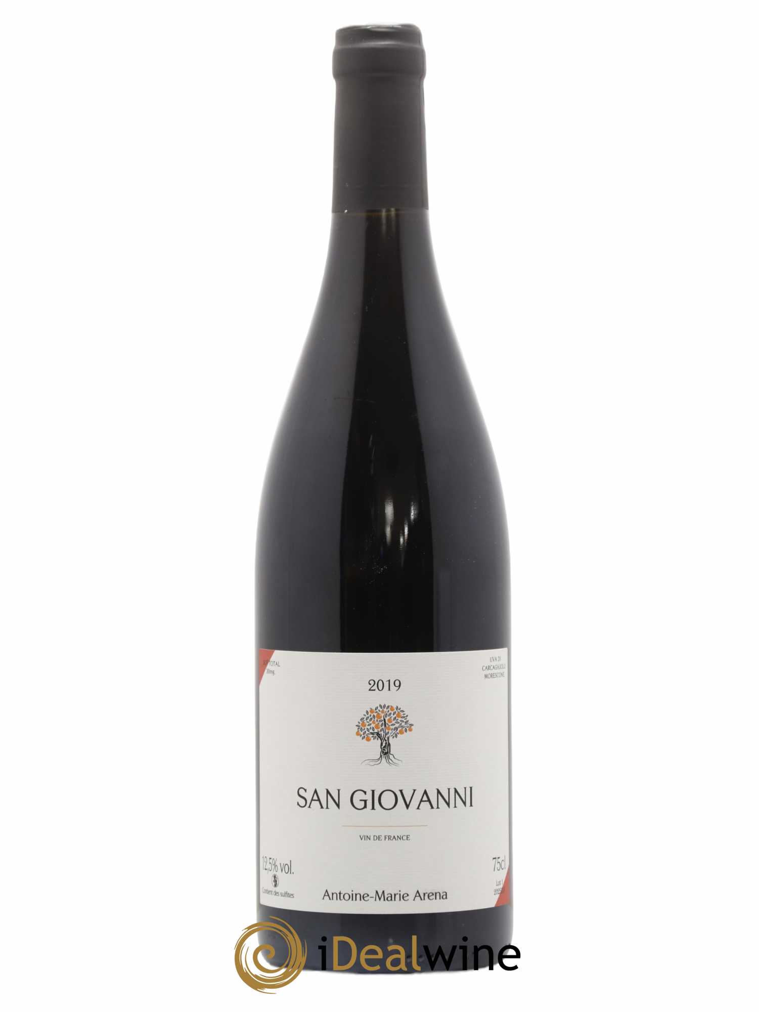 Vin de France San Giovanni Carcaghjolu Neru Antoine Marie Arena 2019 - Lot de 1 bouteille - 0