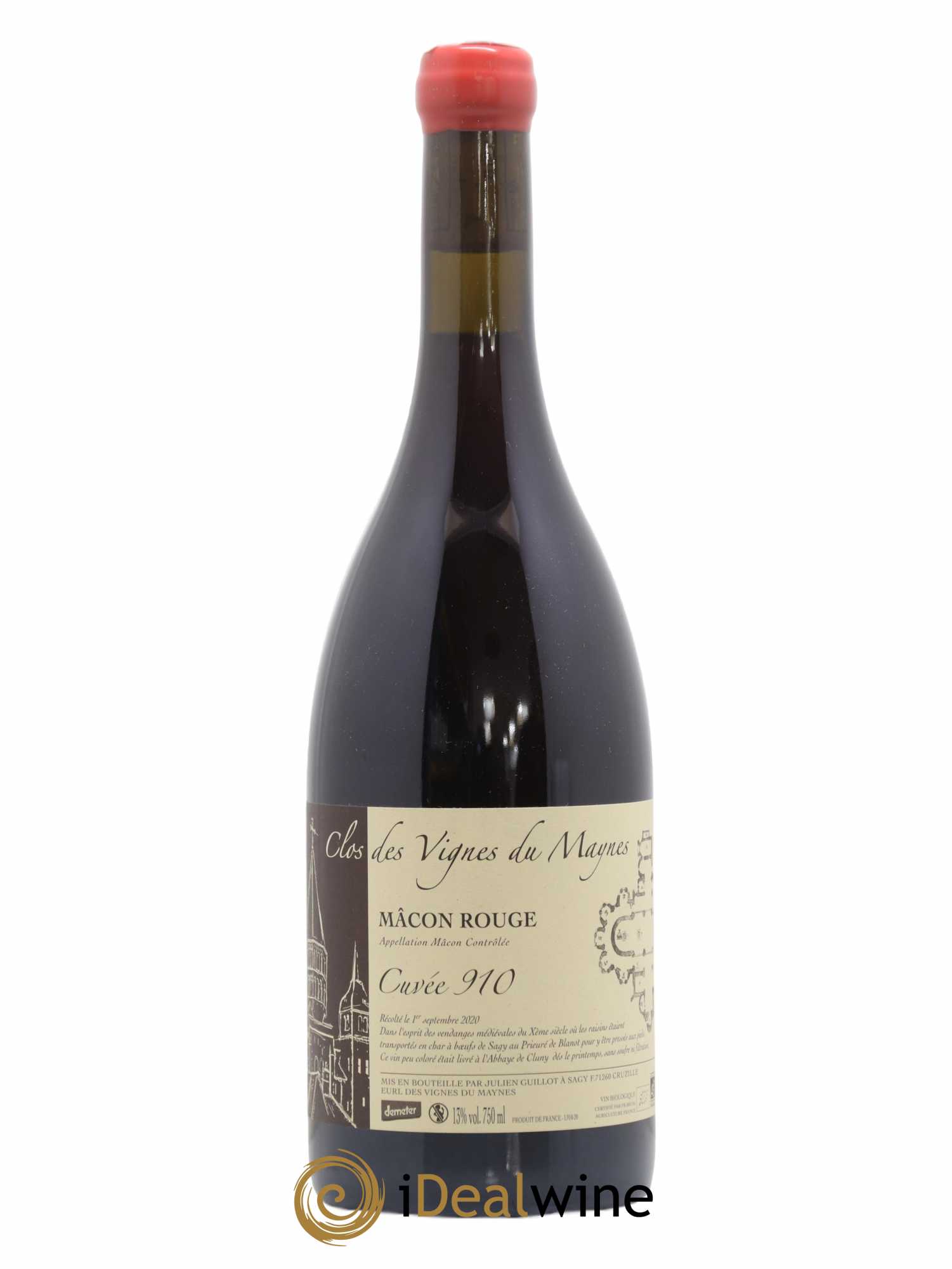 Mâcon Cuvée 910 Les Vignes du Maynes 2020 - Lot de 1 bouteille - 0