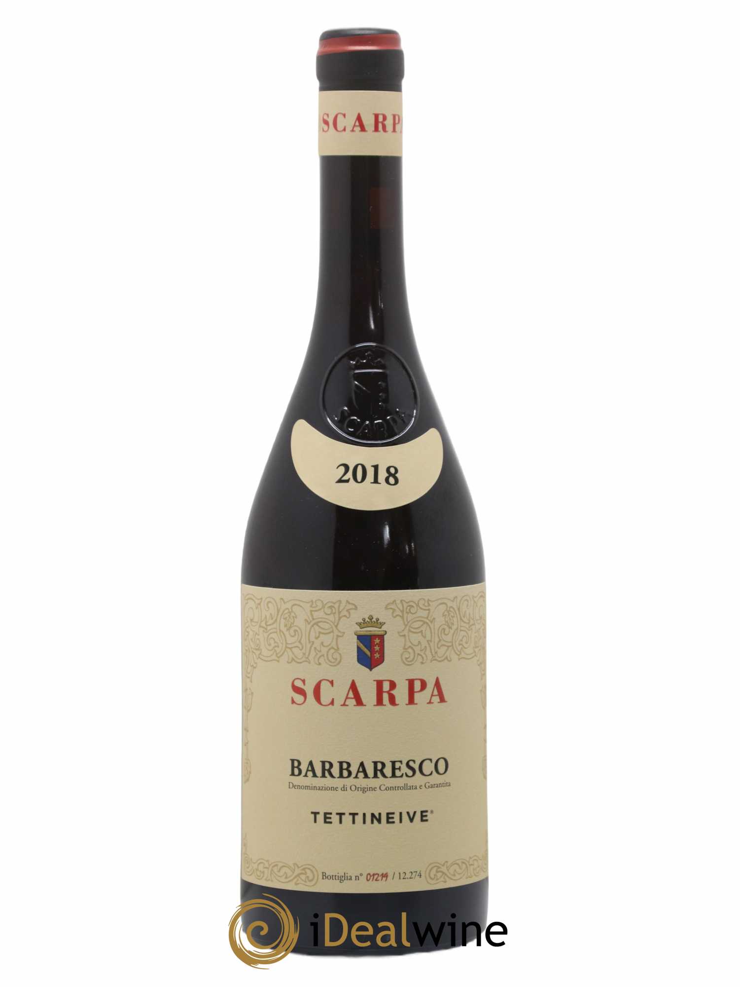 Barbaresco DOCG Tettineive Scarpa 2018 - Lot de 1 bouteille - 0