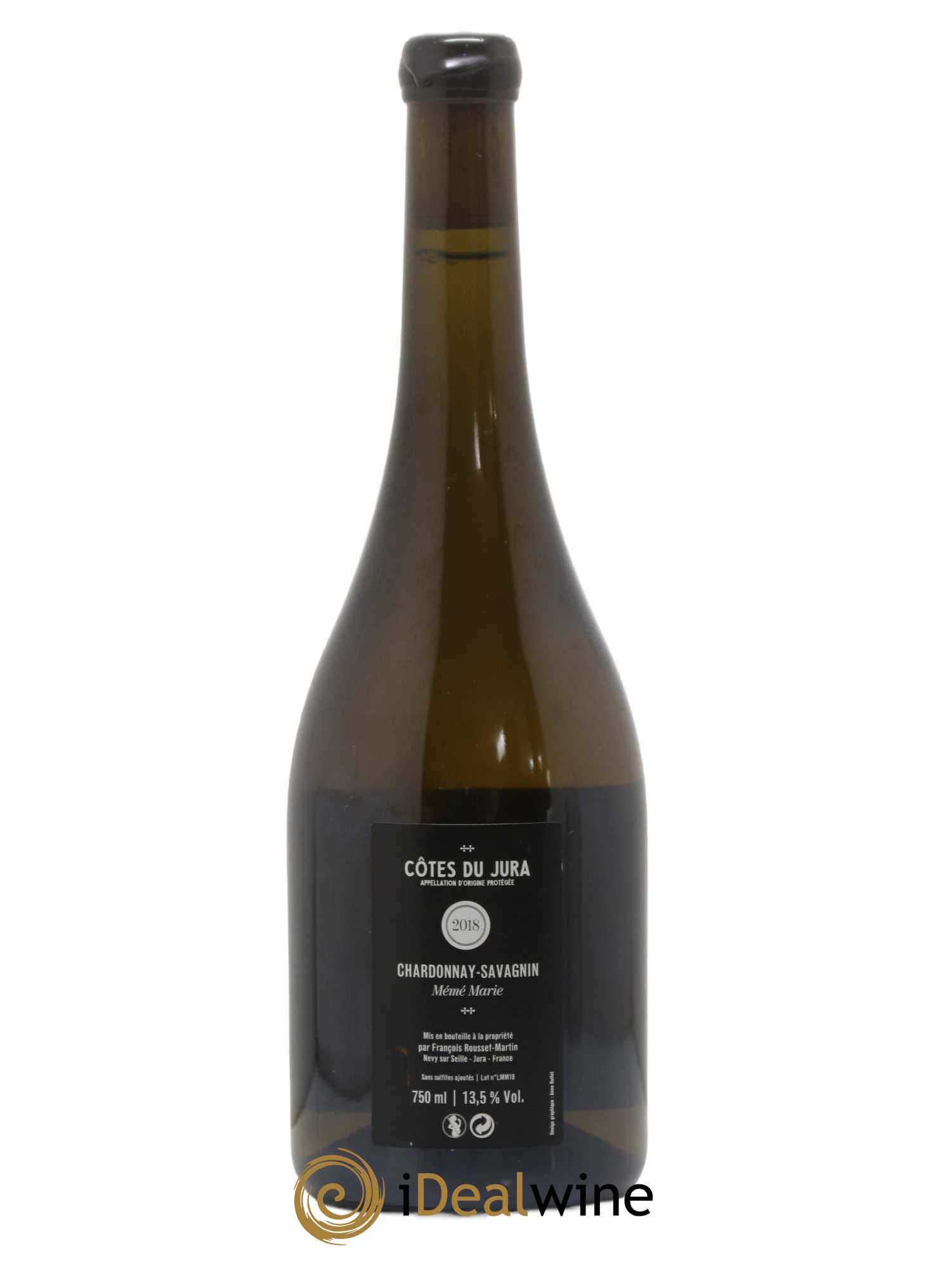 Côtes du Jura Mémé Marie François Rousset Martin 2018 - Lot de 1 bouteille - 1
