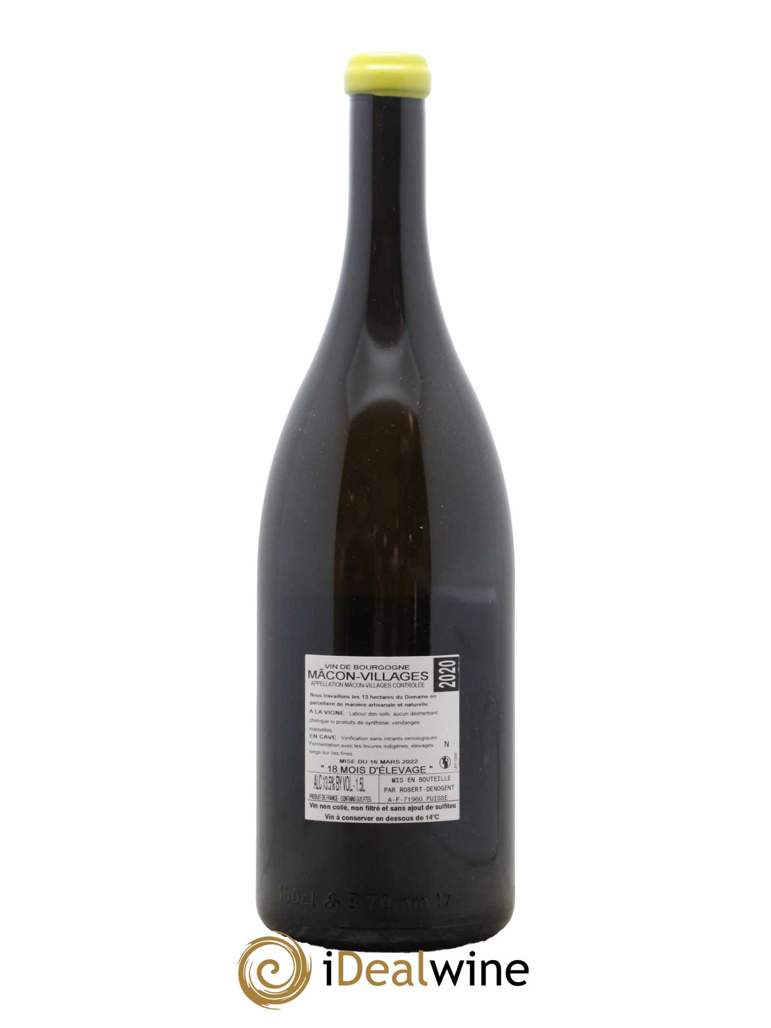 Mâcon-Villages Les Sardines Robert Denogent (Domaine) 2020 - Lot de 1 magnum - 1