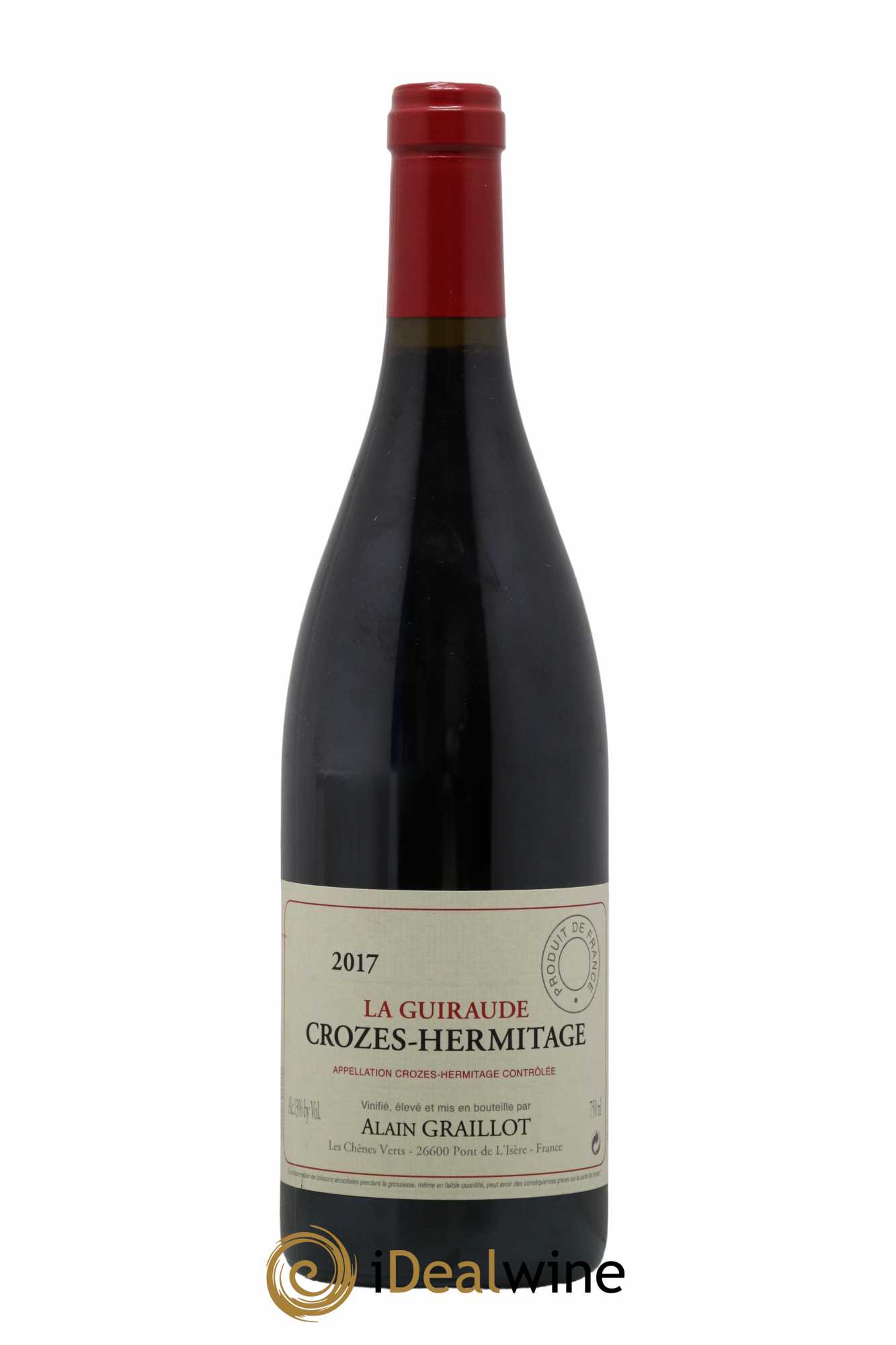 Crozes-Hermitage La Guiraude Domaine Graillot 2017 - Lot de 1 bouteille - 0