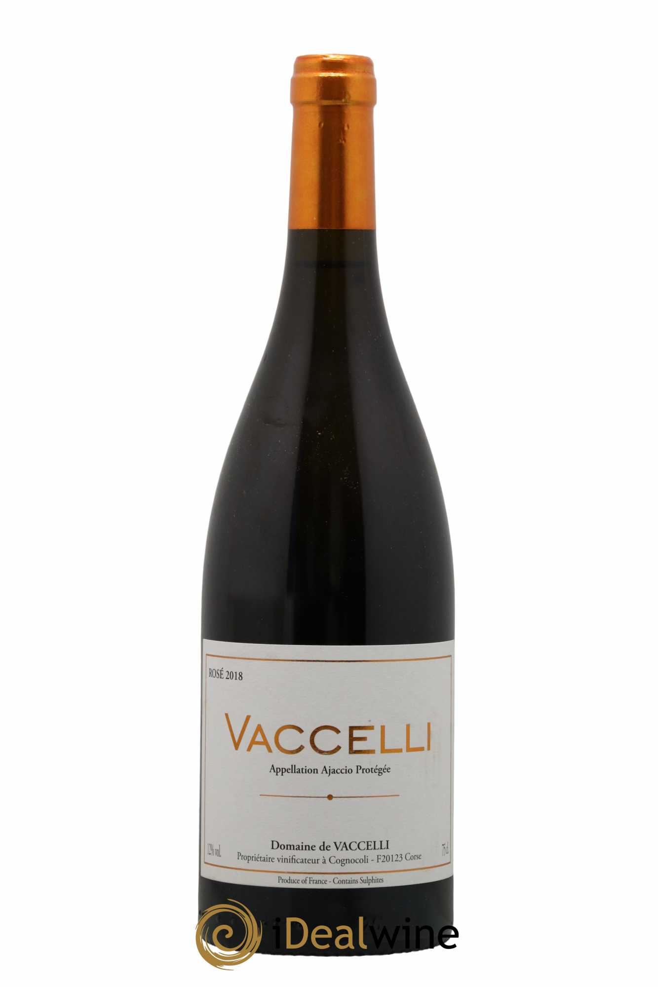 Ajaccio Vaccelli 2018 - Lot de 1 bouteille - 0
