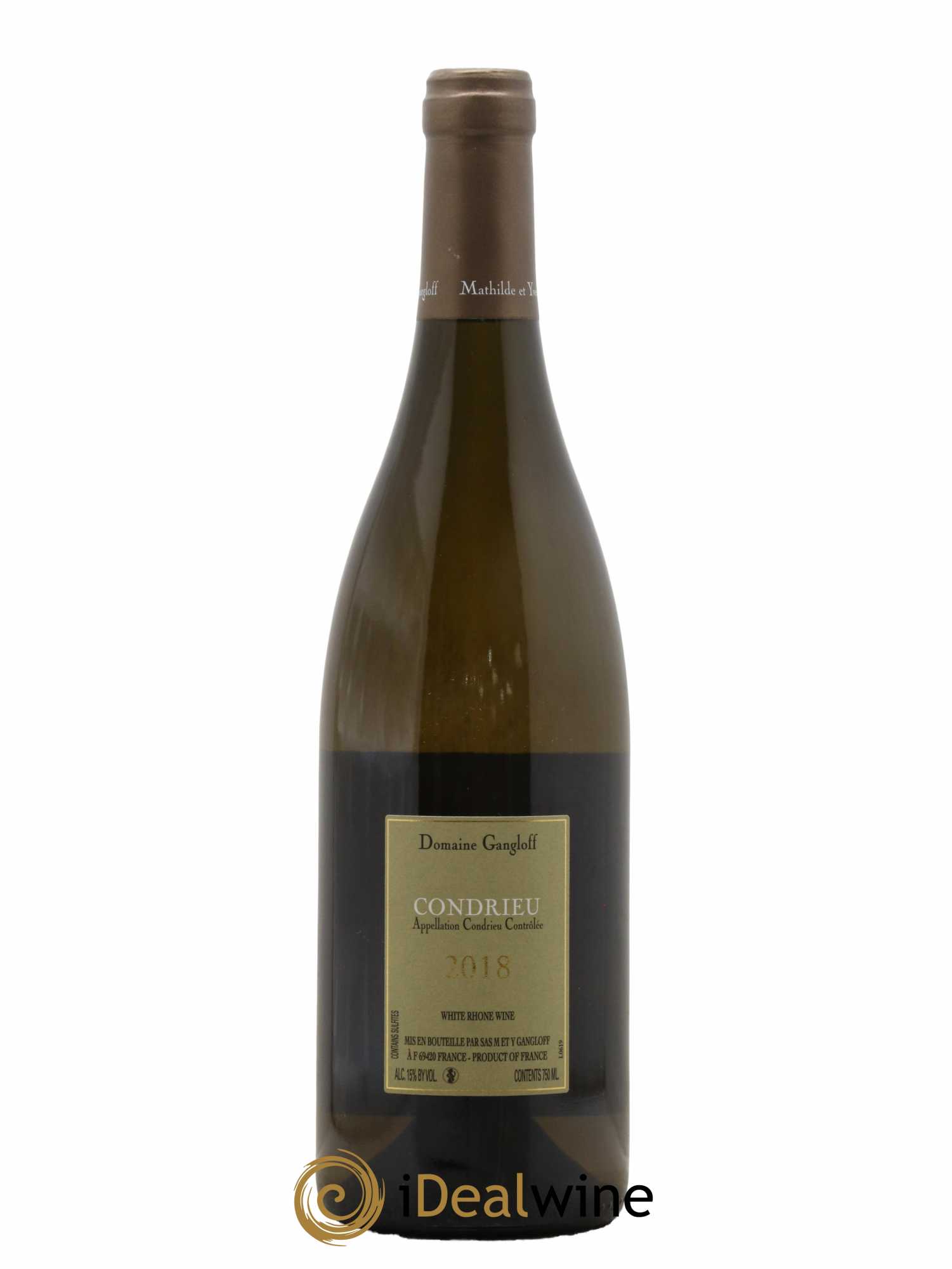Condrieu Domaine Gangloff (Domaine) 2018 - Lot de 1 bouteille - 1