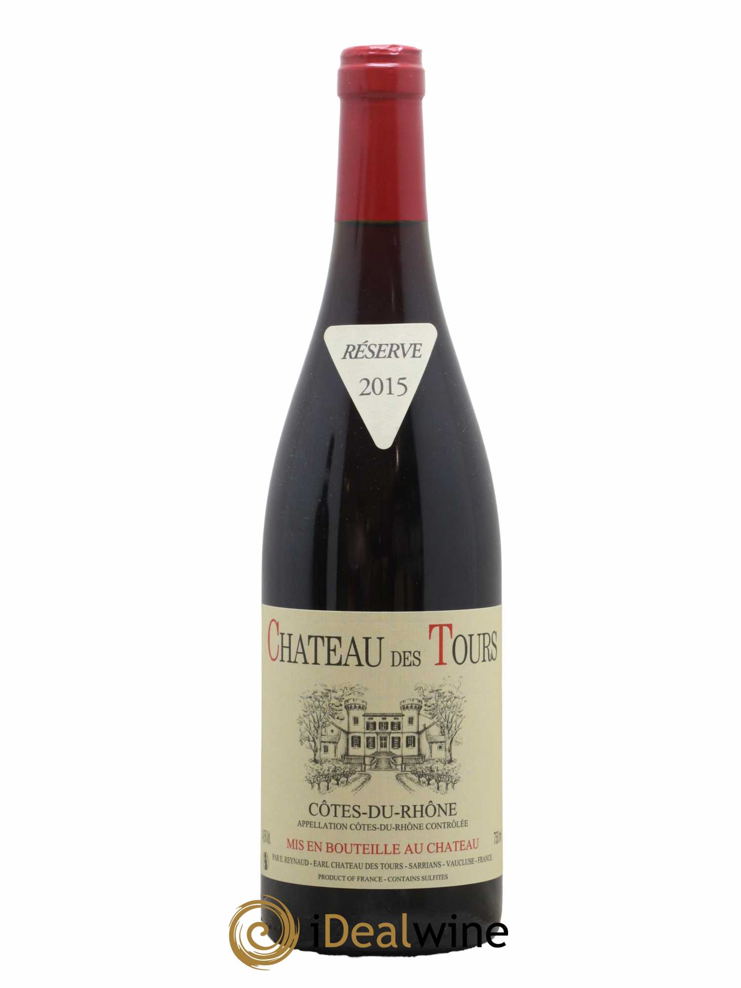 Côtes-du-Rhône Château des Tours Emmanuel Reynaud 2015 - Lot de 1 bouteille - 0