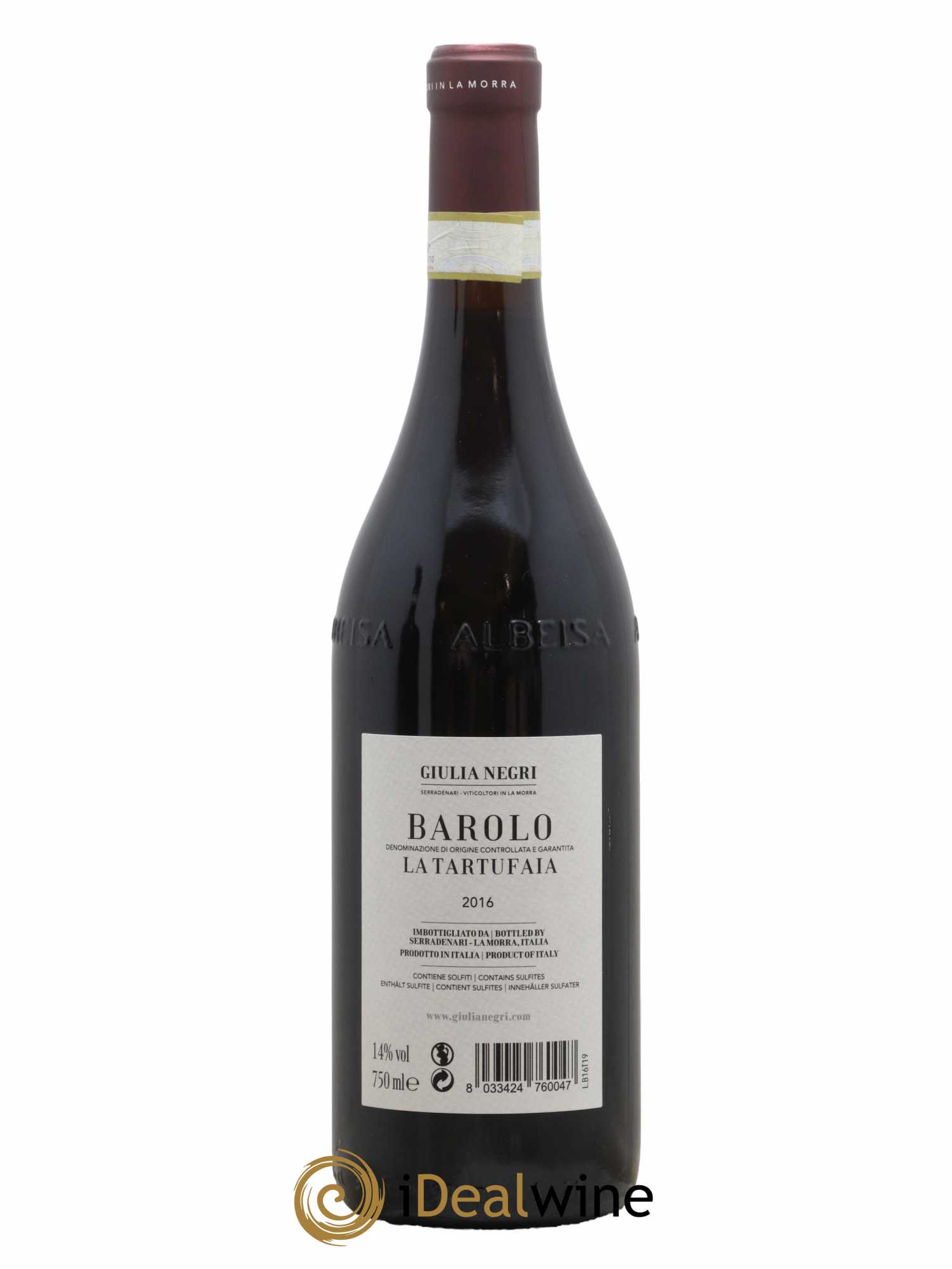 Barolo DOCG Giulia Negri La Tartufaia 2016 - Lot de 1 bouteille - 1