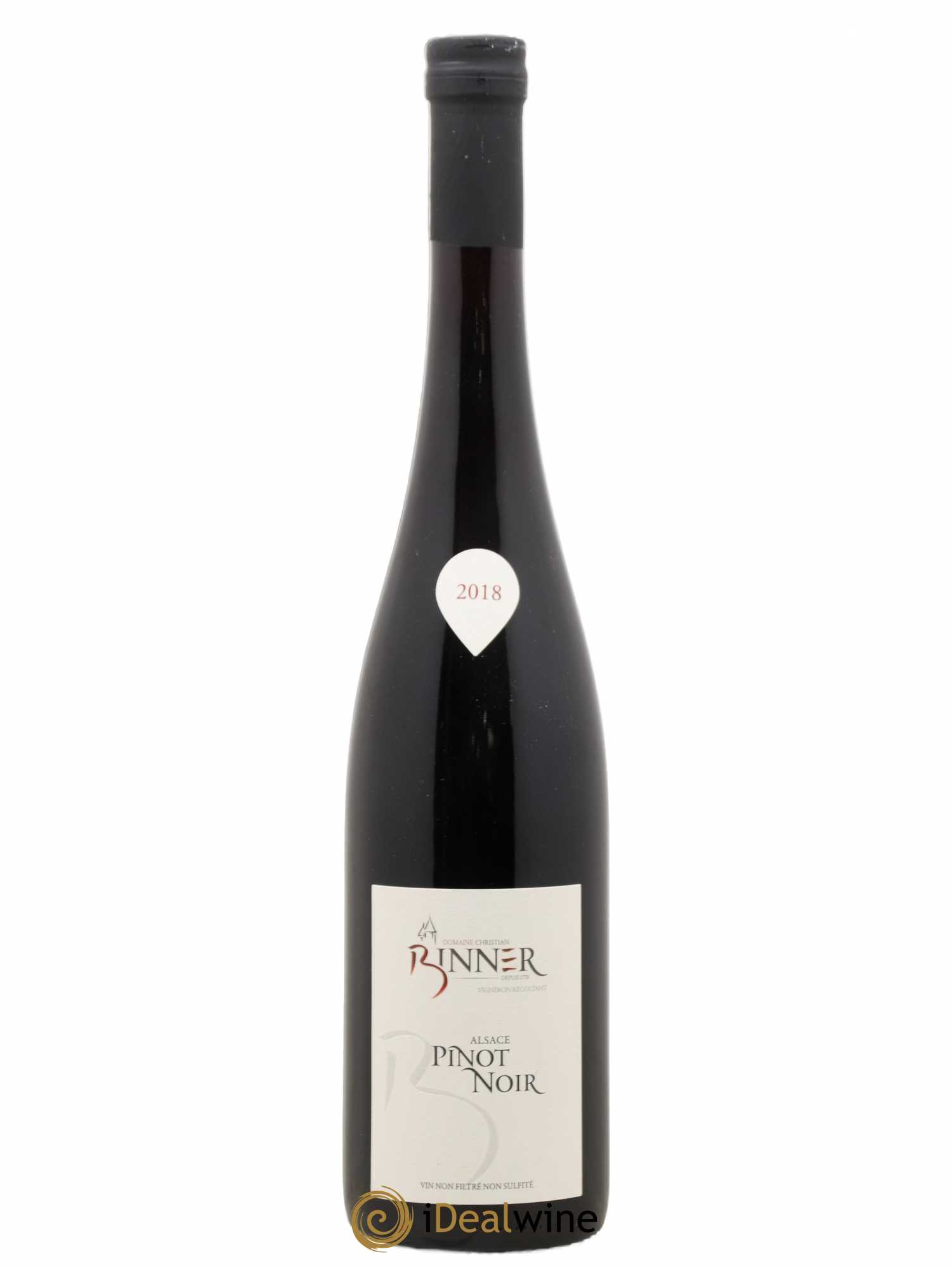 Alsace Pinot Noir Christian Binner 2018 - Lot de 1 bouteille - 0