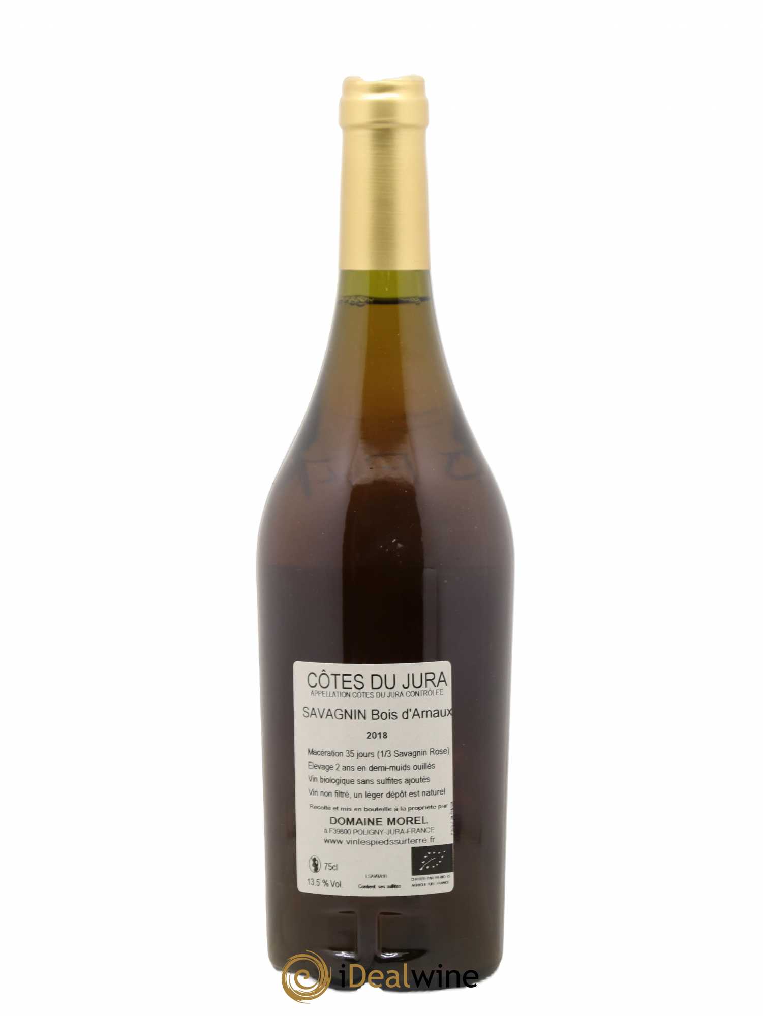 Côtes du Jura Savagnin En Bois d'Arnaux Les pieds sur Terre Valentin Morel 2018 - Posten von 1 Flasche - 1