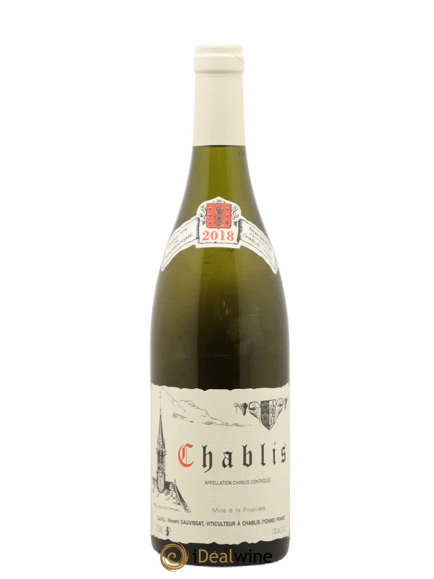 Chablis Vincent Dauvissat (Domaine) 2018 - Lot de 1 bouteille - 0